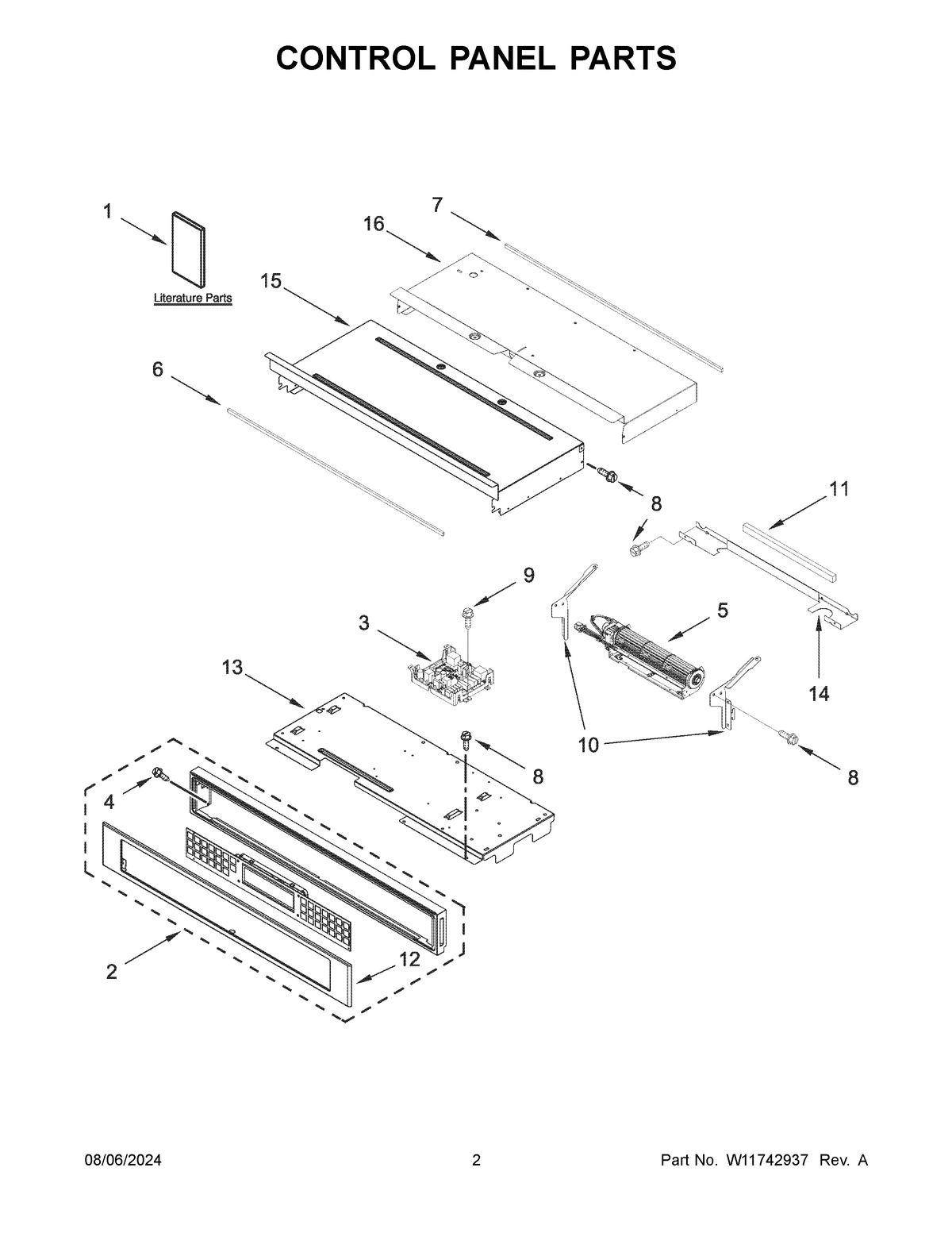 02 - CONTROL PANEL PARTS