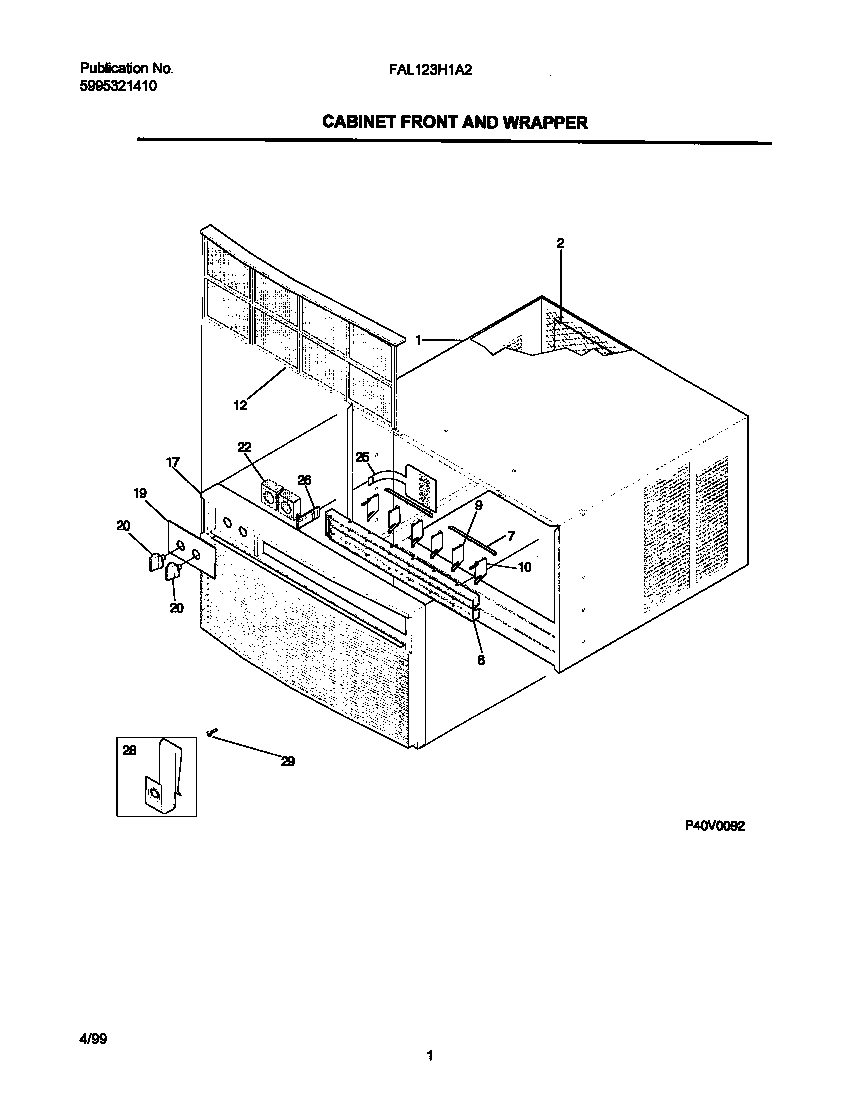 02 - CABINET FRONT/WRAPPER