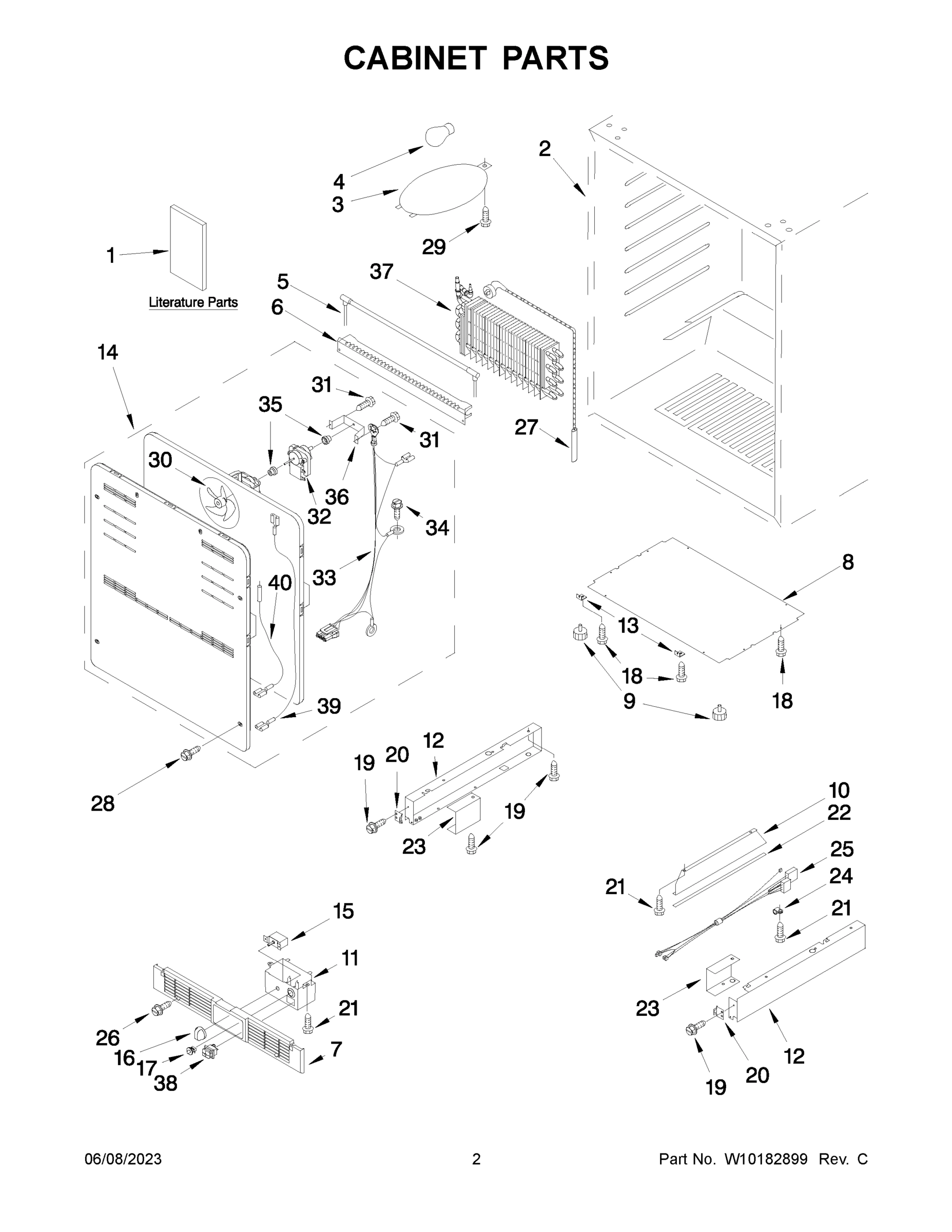 02 - CABINET PARTS