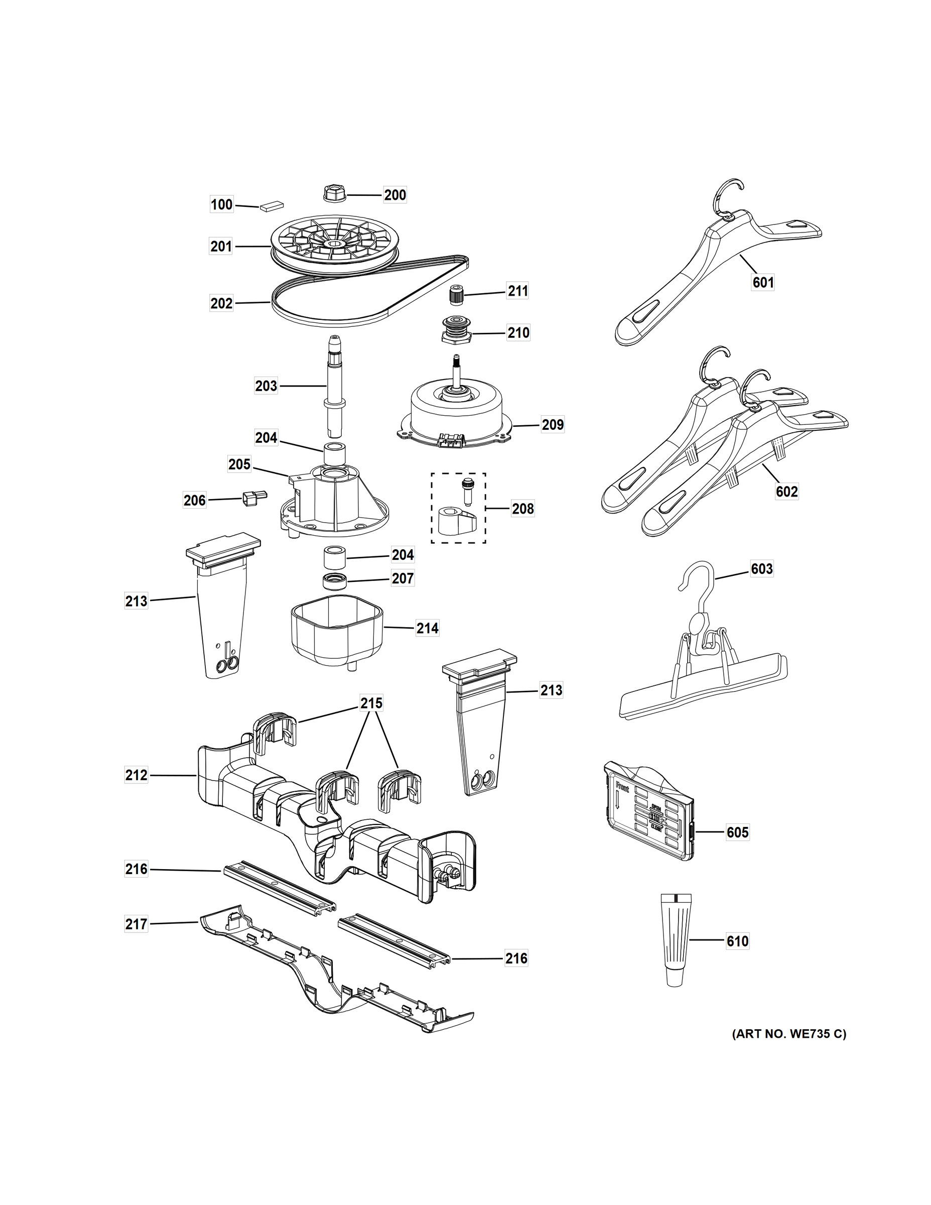 MOTOR & HANGER MOUNT
