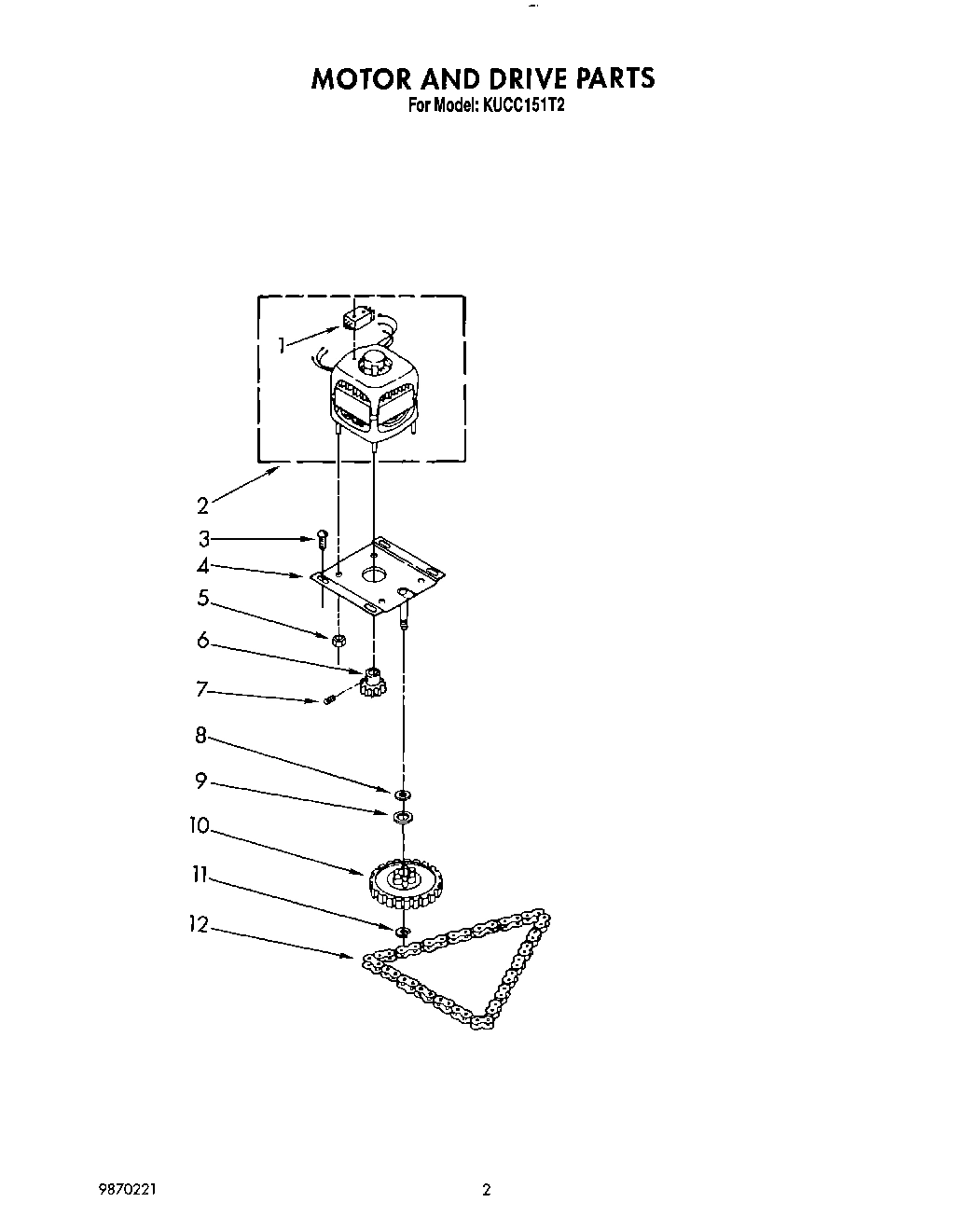 02 - MOTOR AND DRIVE, LIT/OPTIONAL