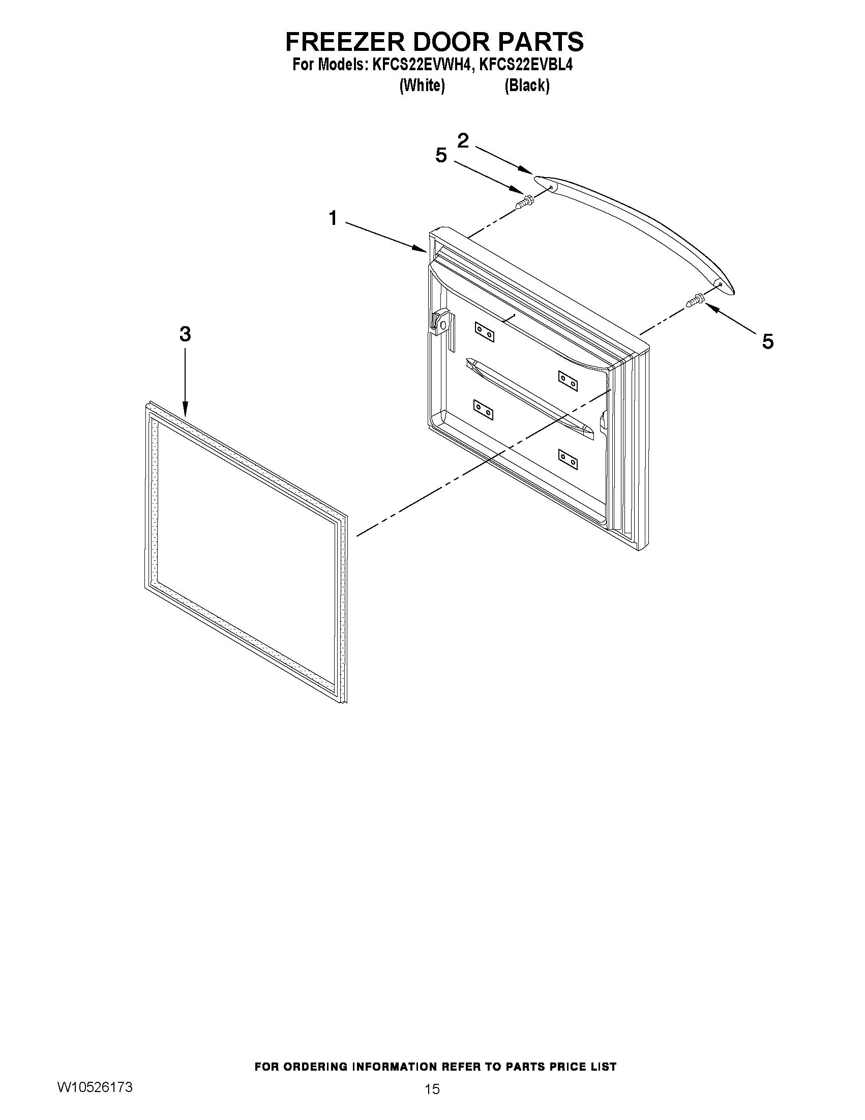 08 - FREEZER DOOR PARTS