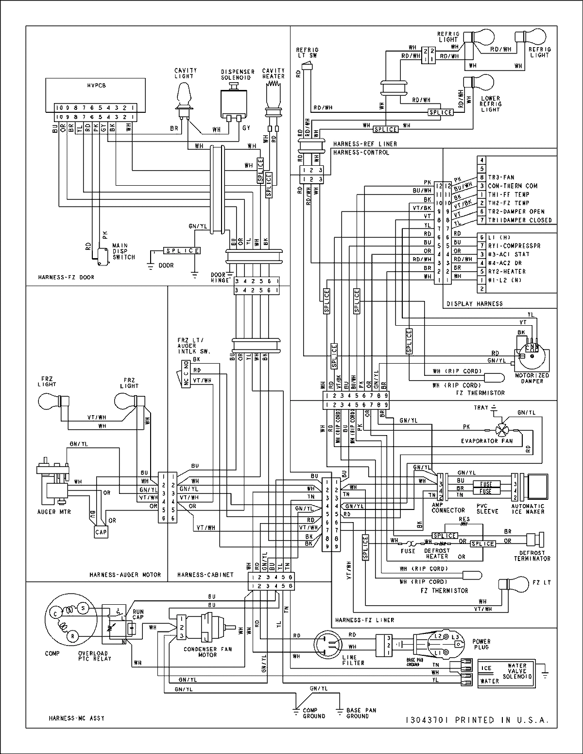 19 - WIRING INFORMATION(GC2225GEK3/5/9-SER11)