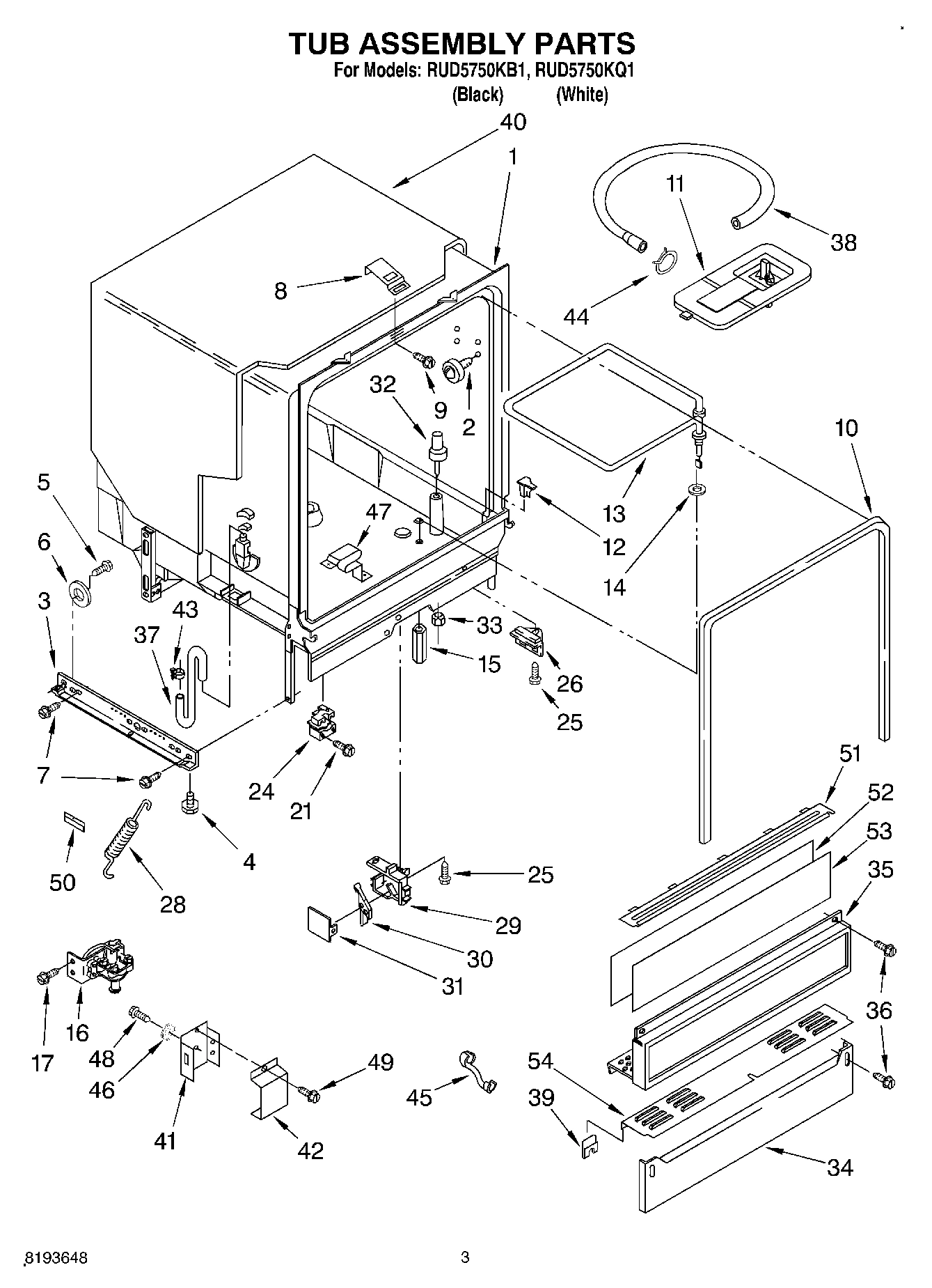 03 - TUB ASSEMBLY