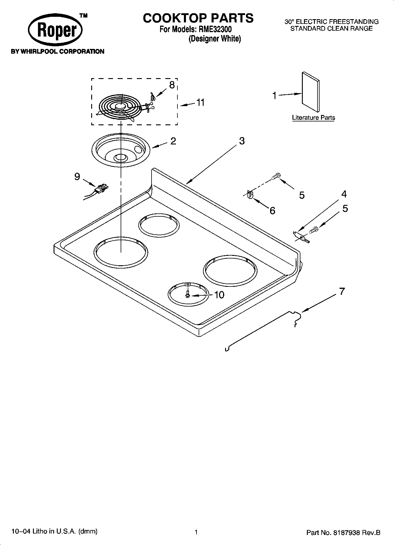01 - COOKTOP PARTS