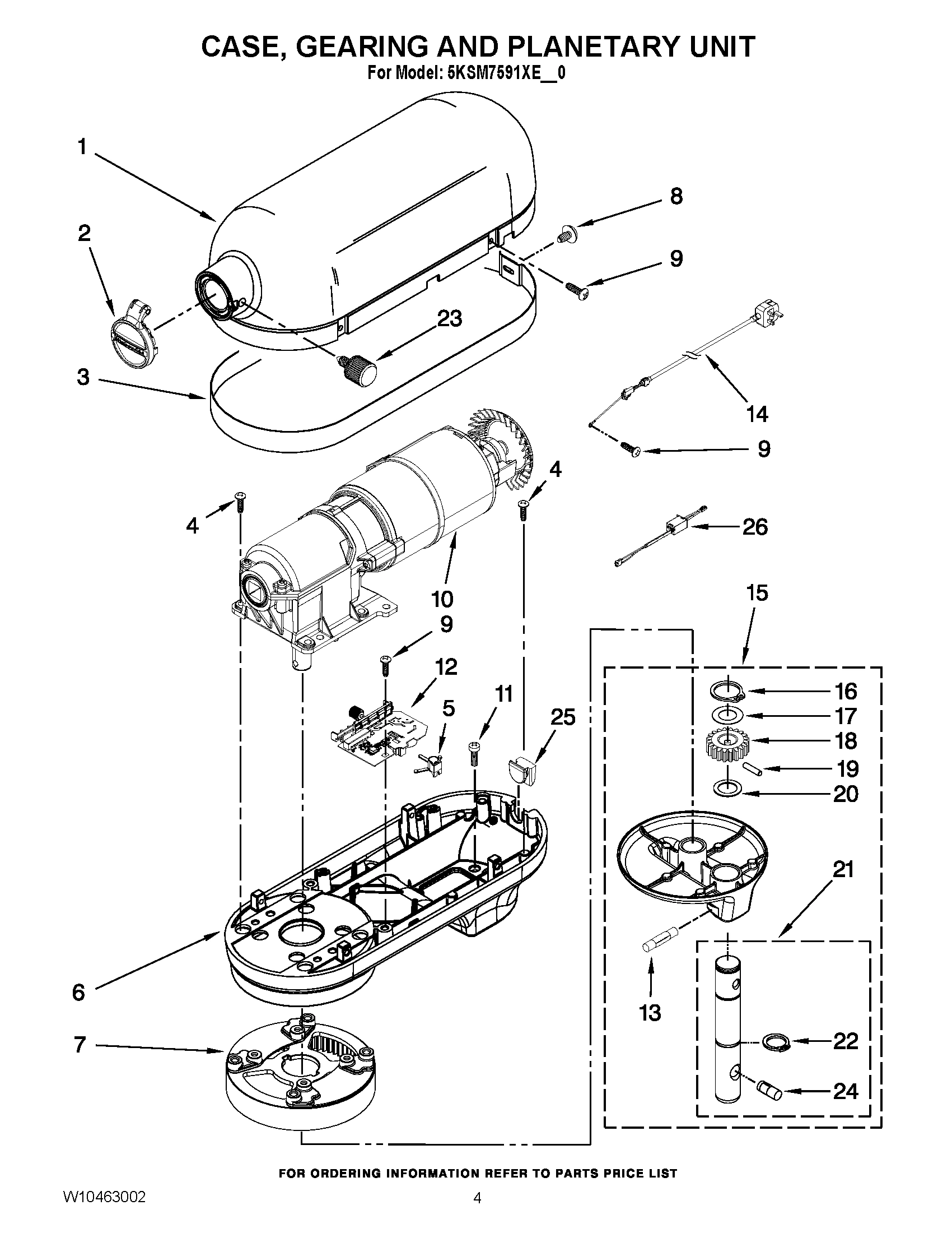 02 - CASE, GEARING AND PLANETARY UNIT