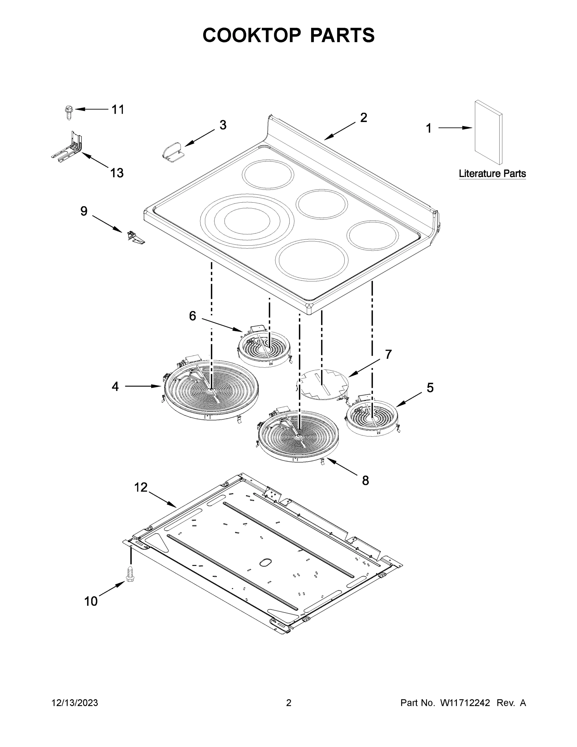 02 - COOKTOP PARTS