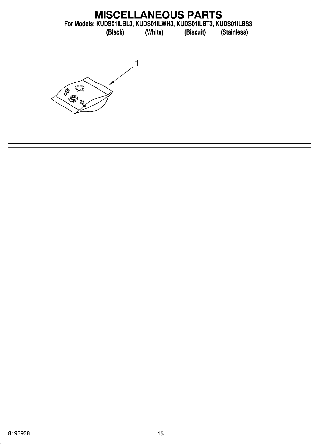 12 - MISCELLANEOUS PARTS OPTIONAL PARTS (NOT INCLUDED)