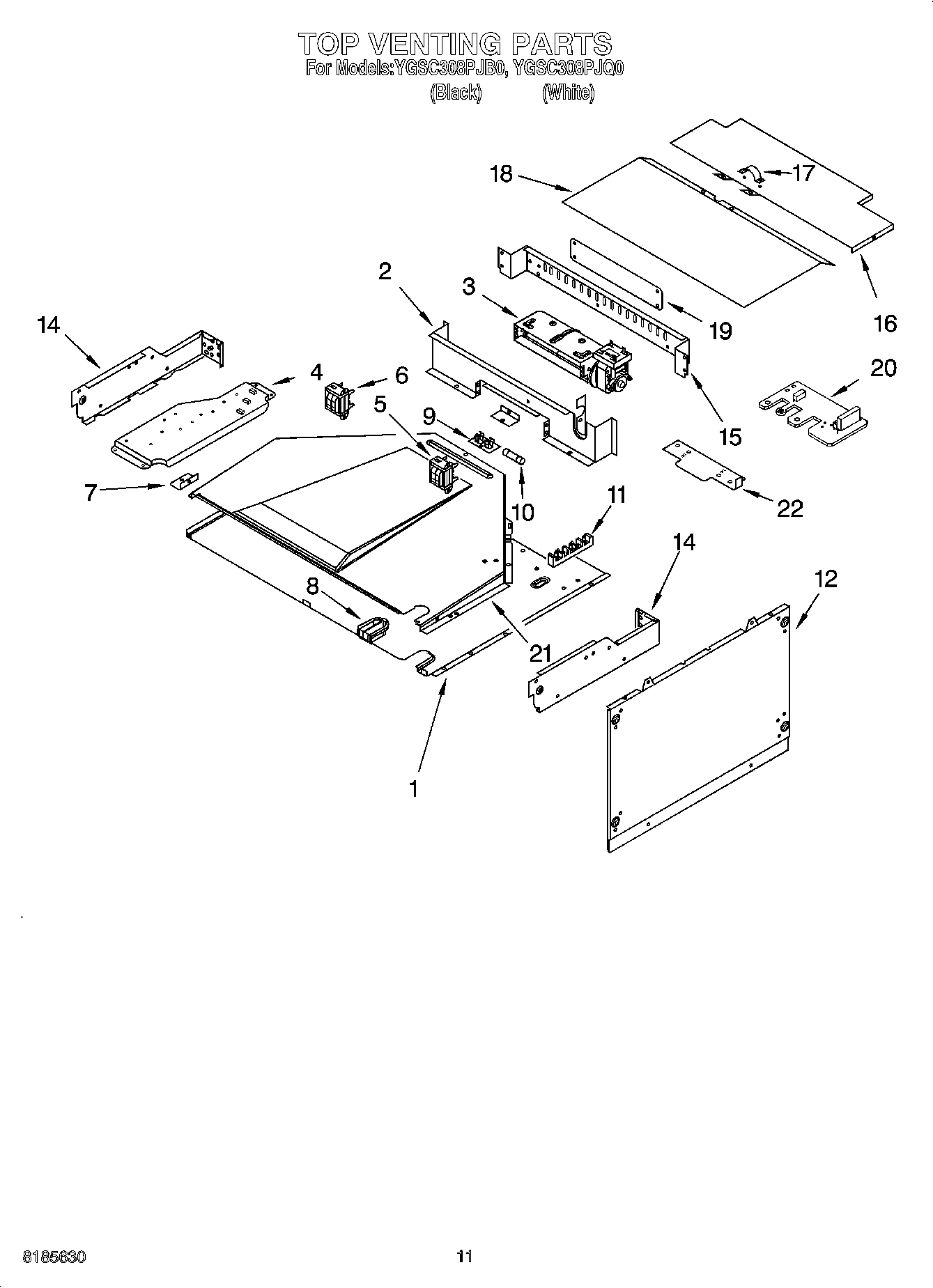 09 - TOP VENTING PARTS, OPTIONAL PARTS