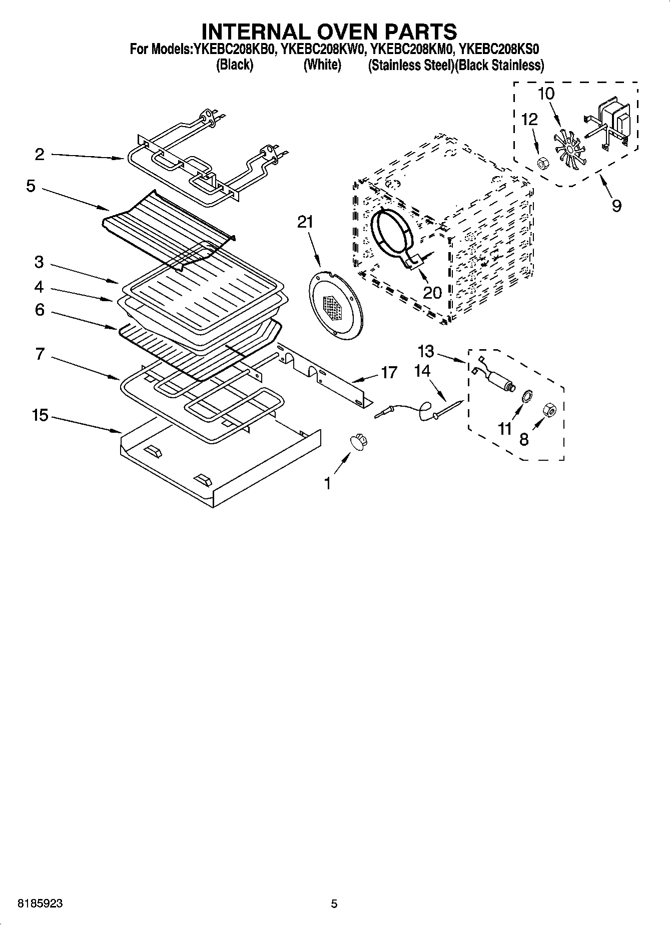 04 - INTERNAL OVEN PARTS