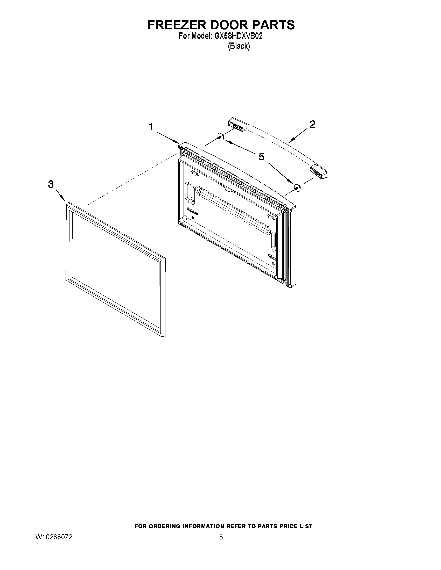 03 - FREEZER DOOR PARTS