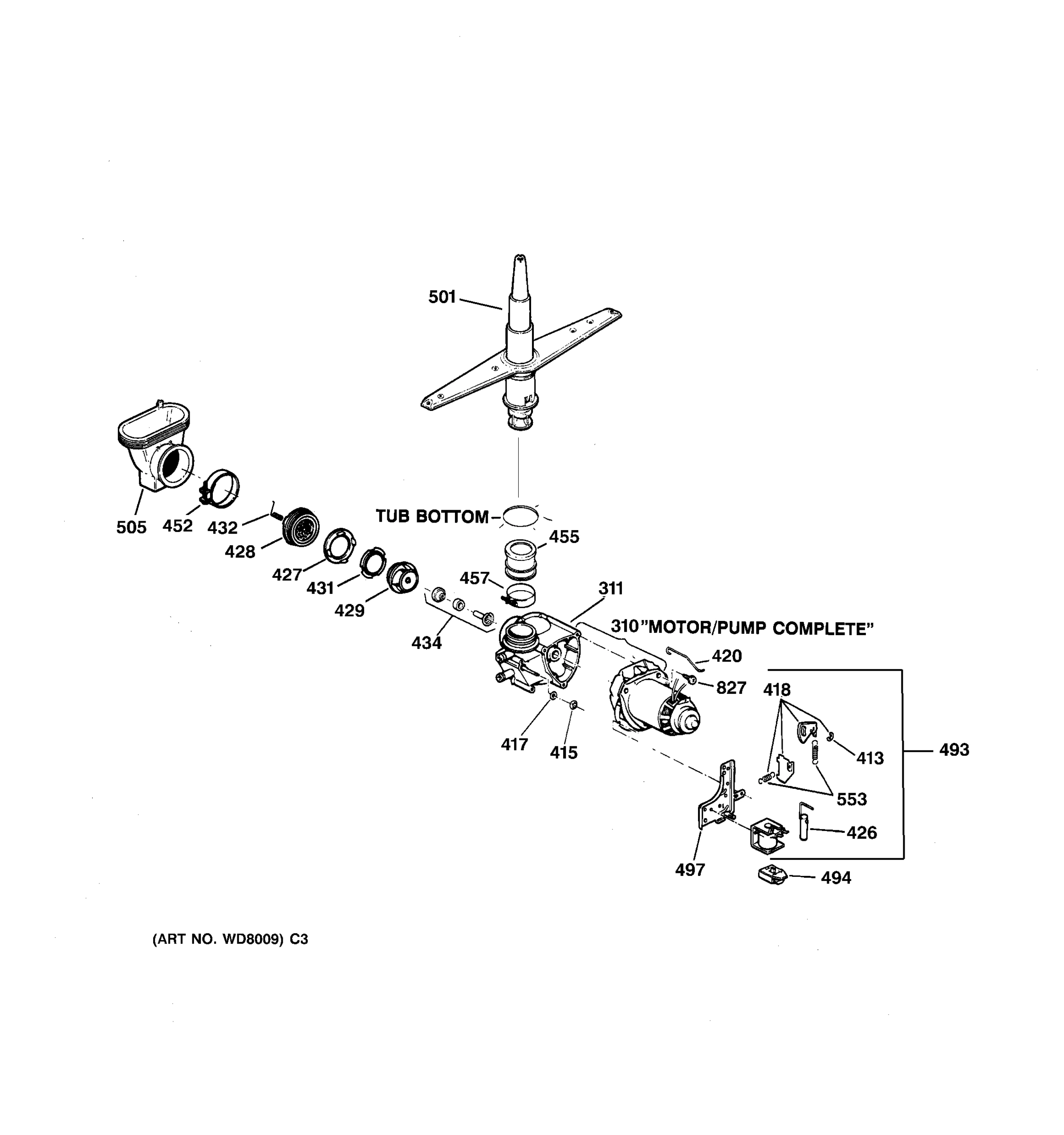 MOTOR-PUMP MECHANISM
