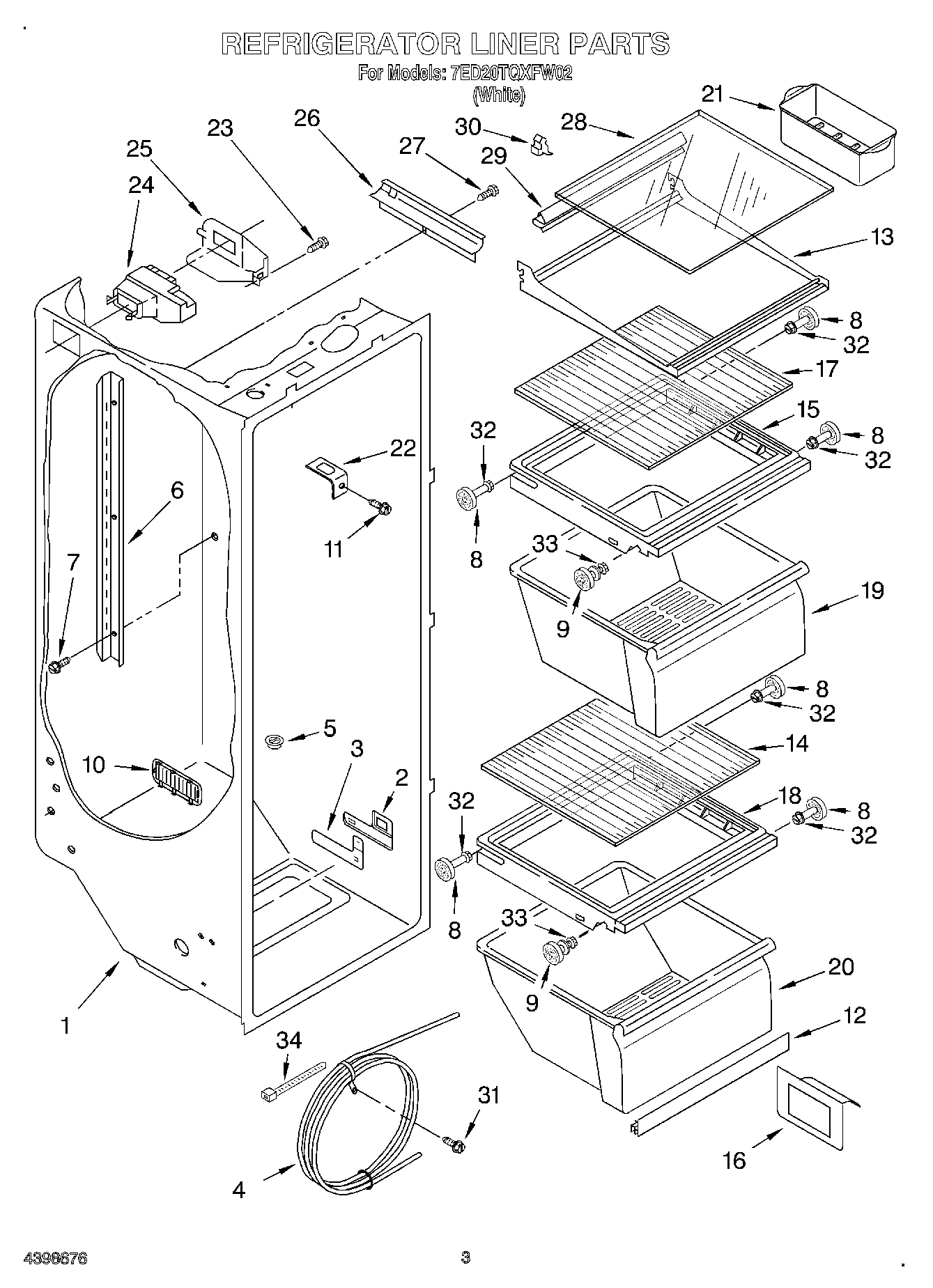 02 - REFRIGERATOR LINER