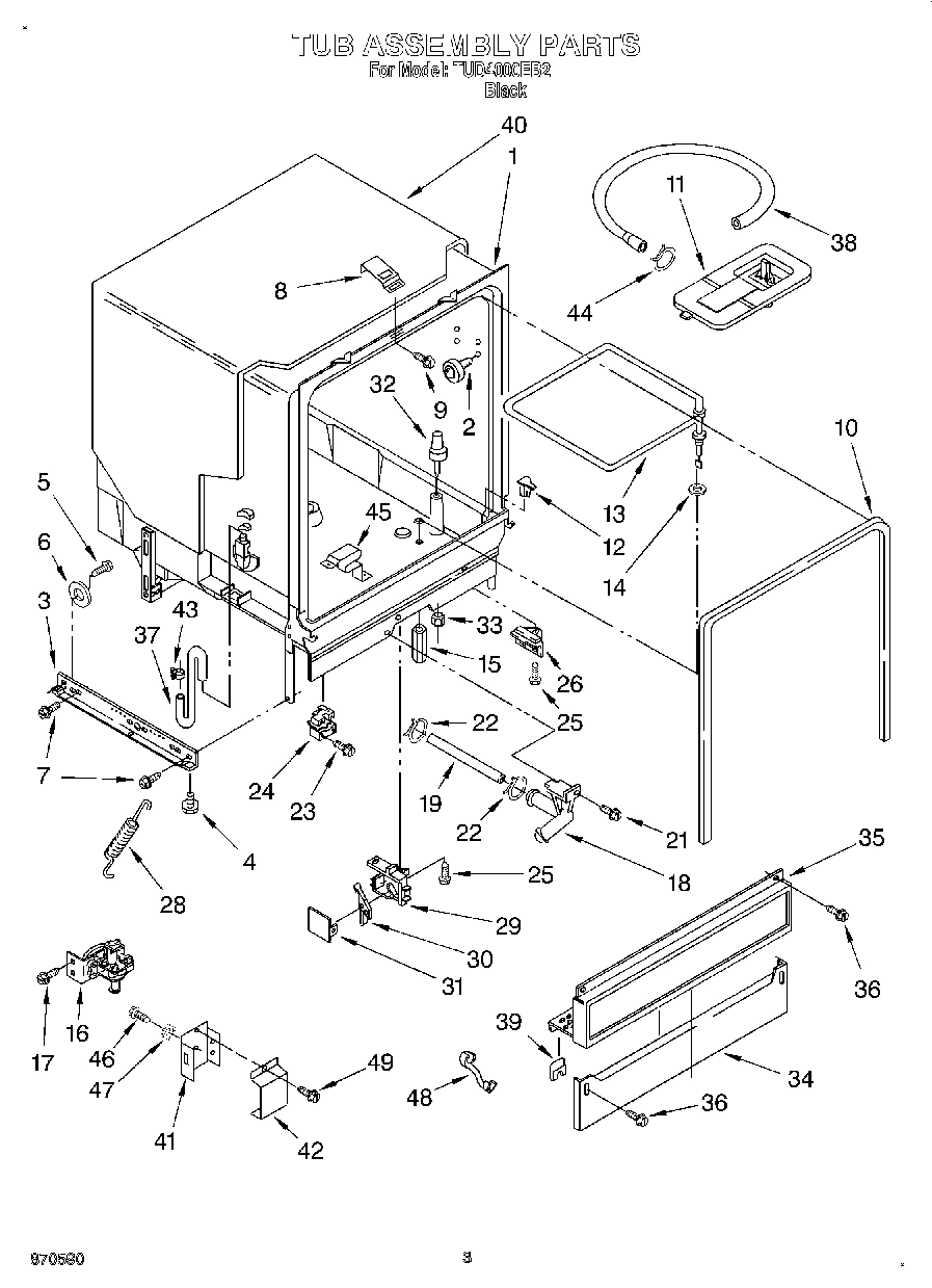 03 - TUB ASSEMBLY