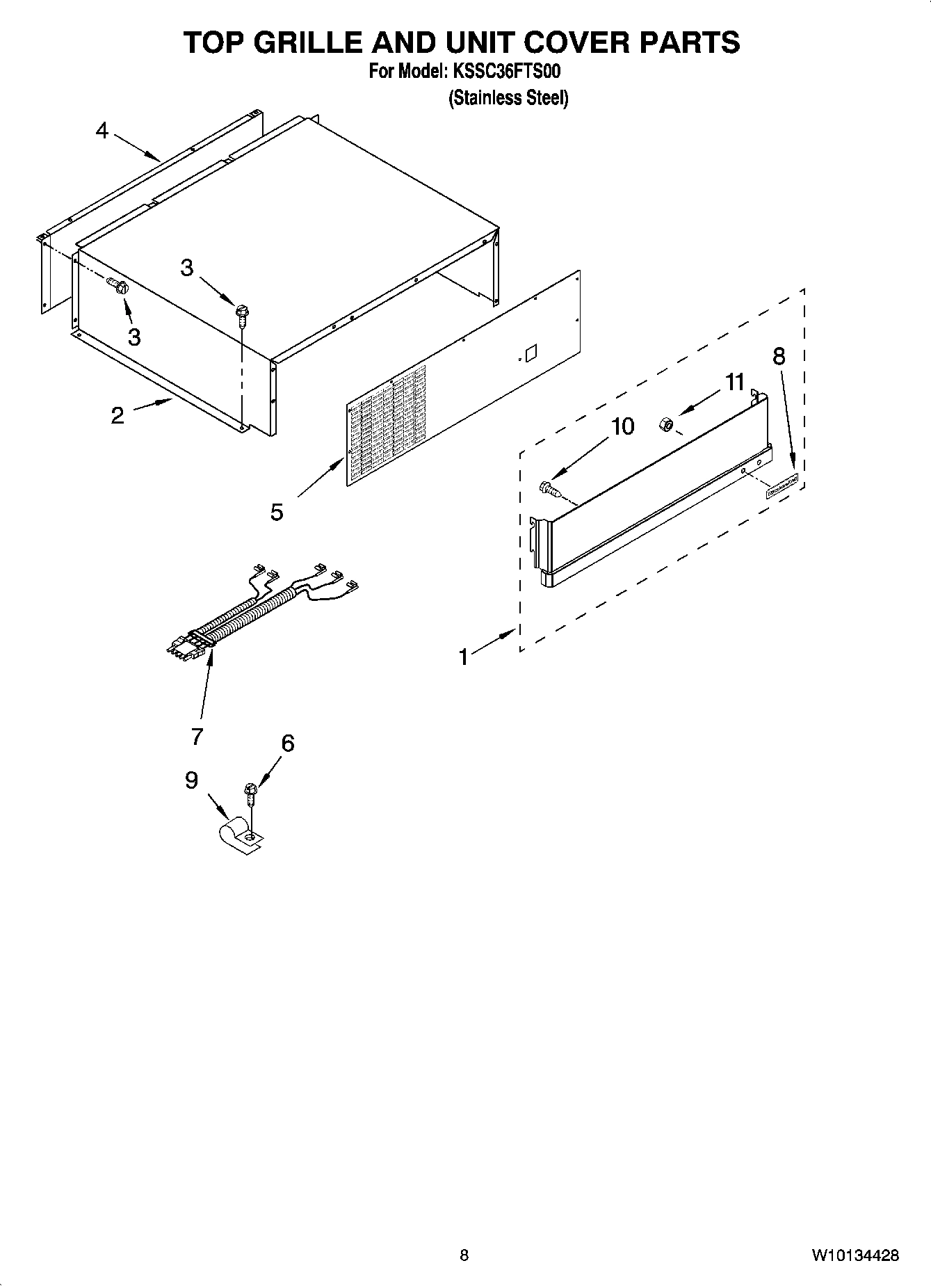 06 - TOP GRILLE AND UNIT COVER PARTS