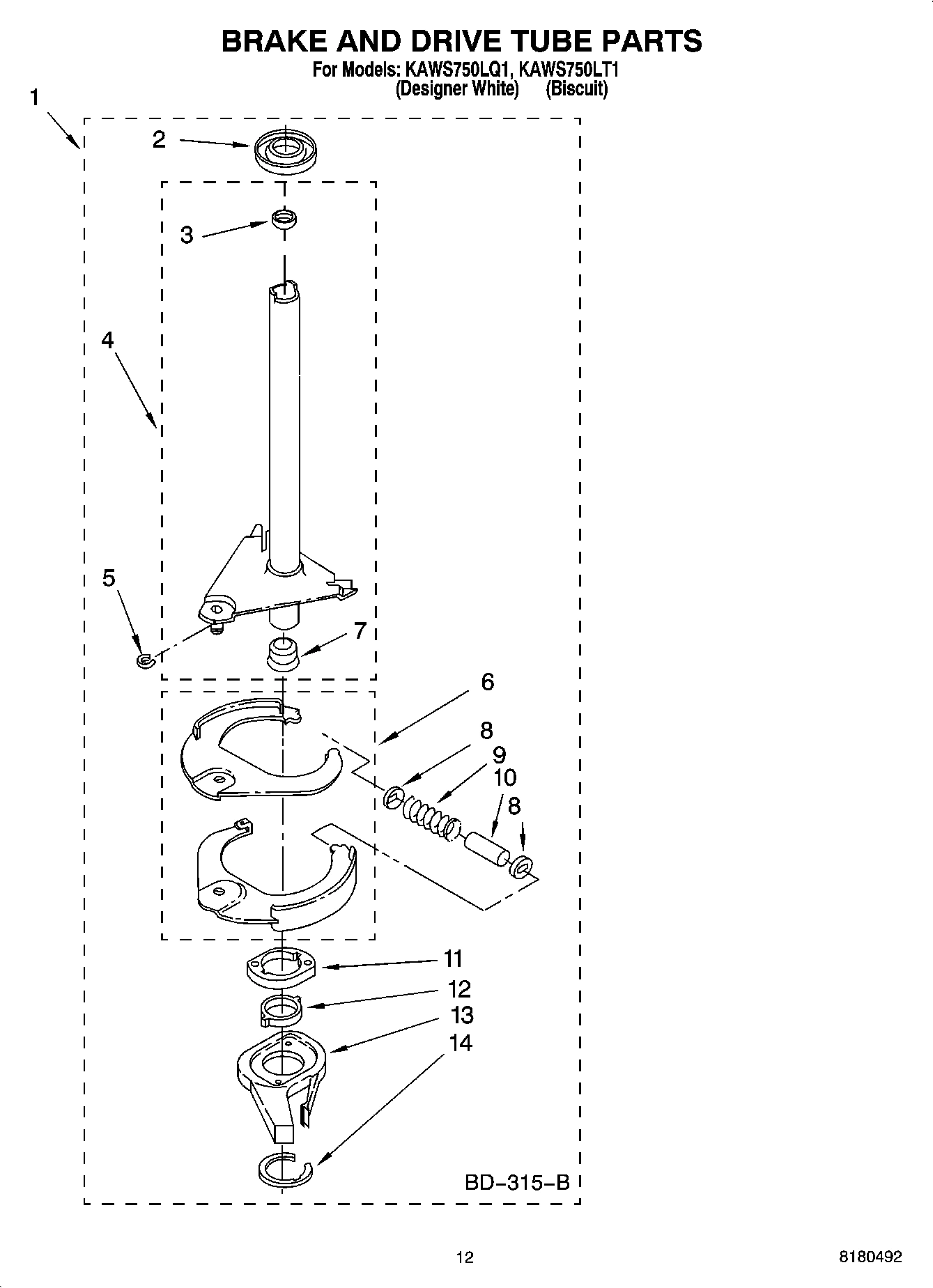 09 - BRAKE AND DRIVE TUBE PARTS