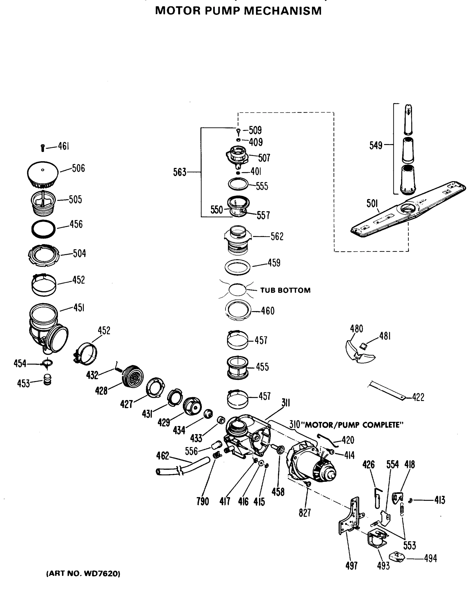 MOTOR PUMP MECHANISM