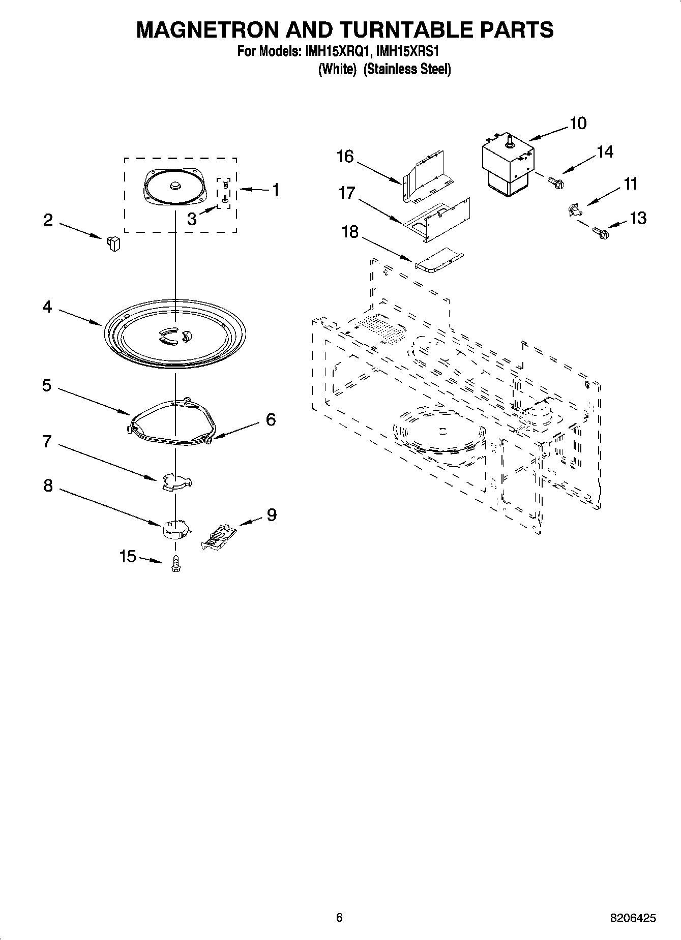 05 - MAGNETRON AND TURNTABLE PARTS