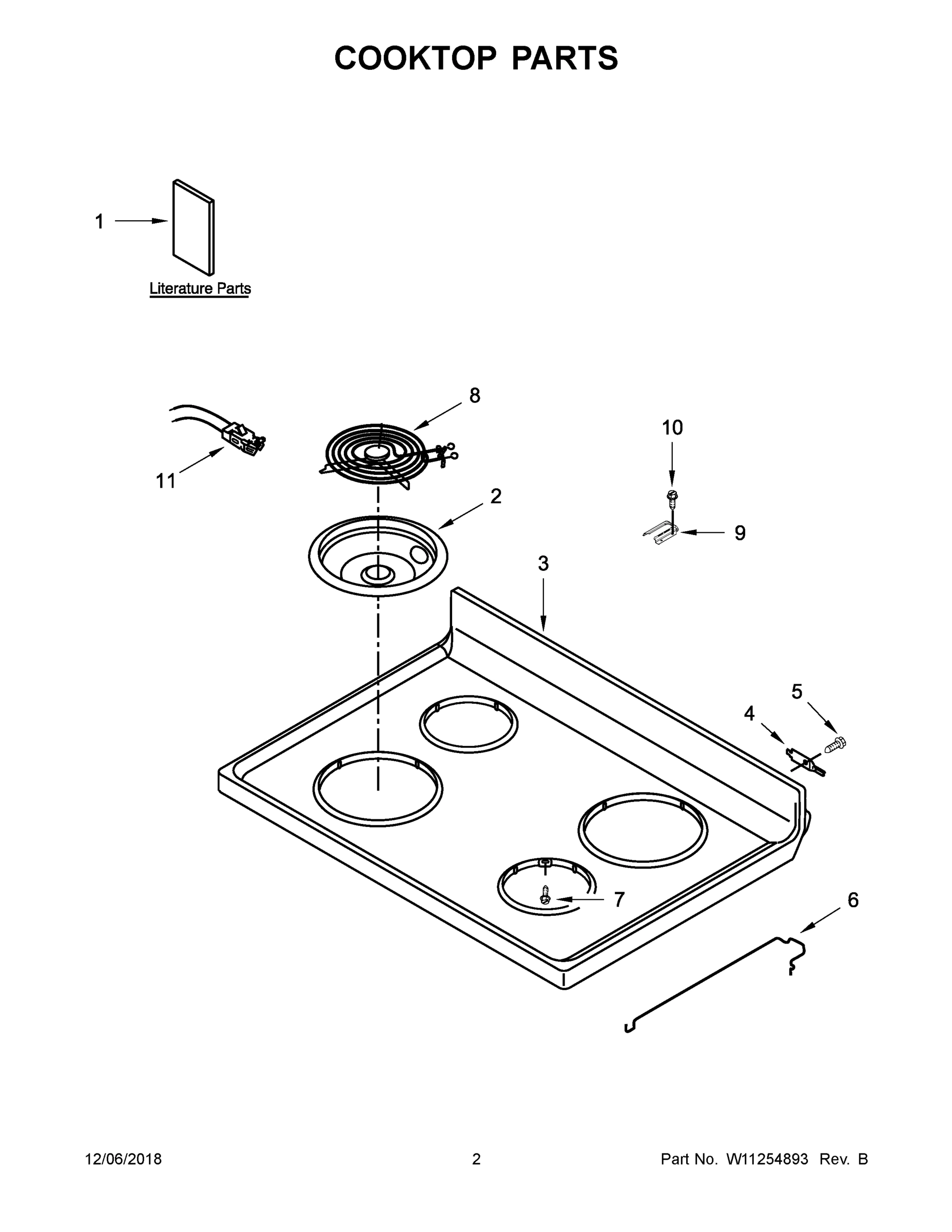 02 - COOKTOP PARTS