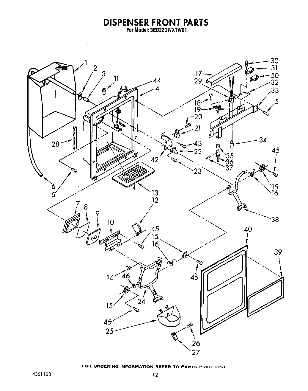 09 - DISPENSER FRONT