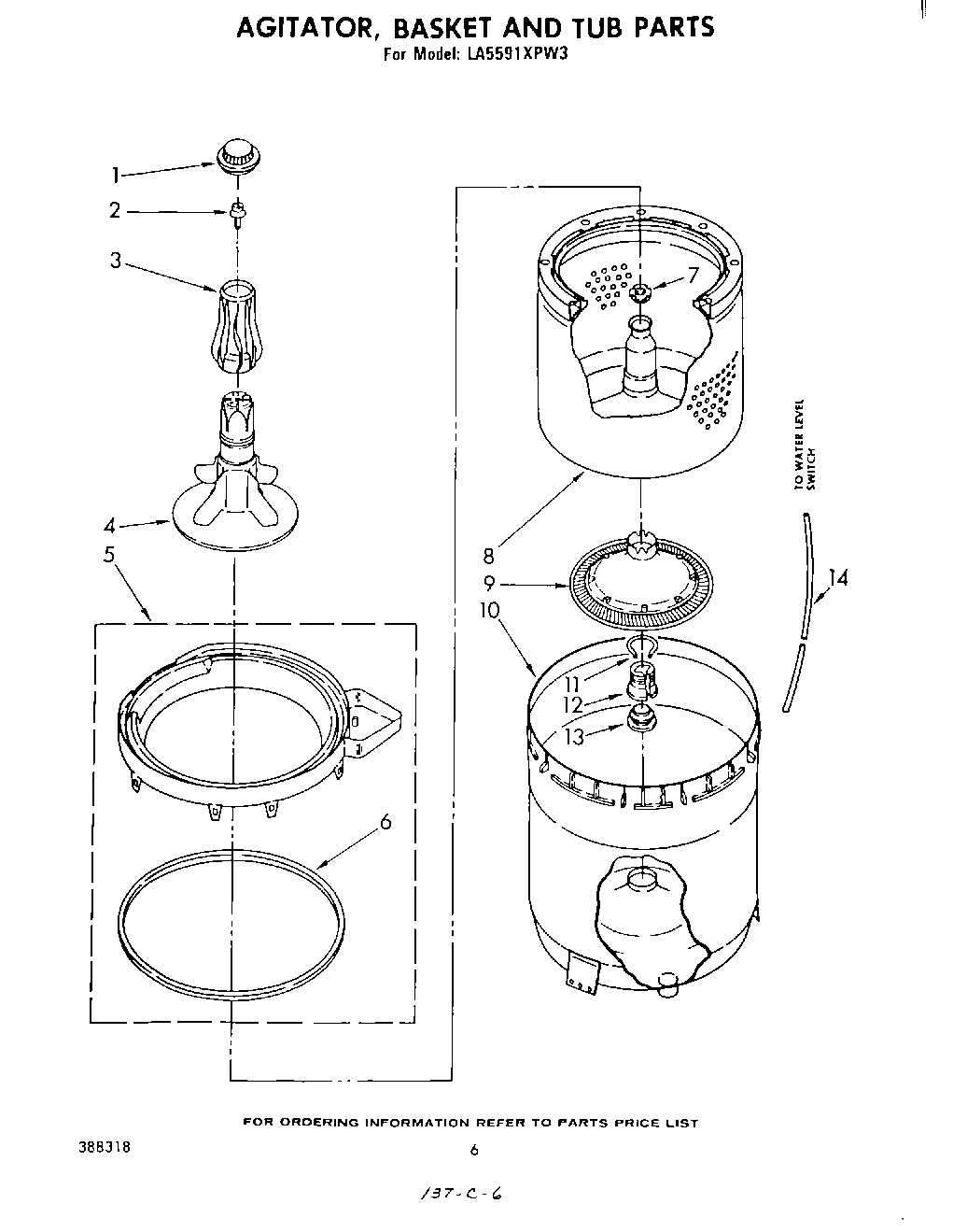04 - AGITATOR, BASKET AND TUB