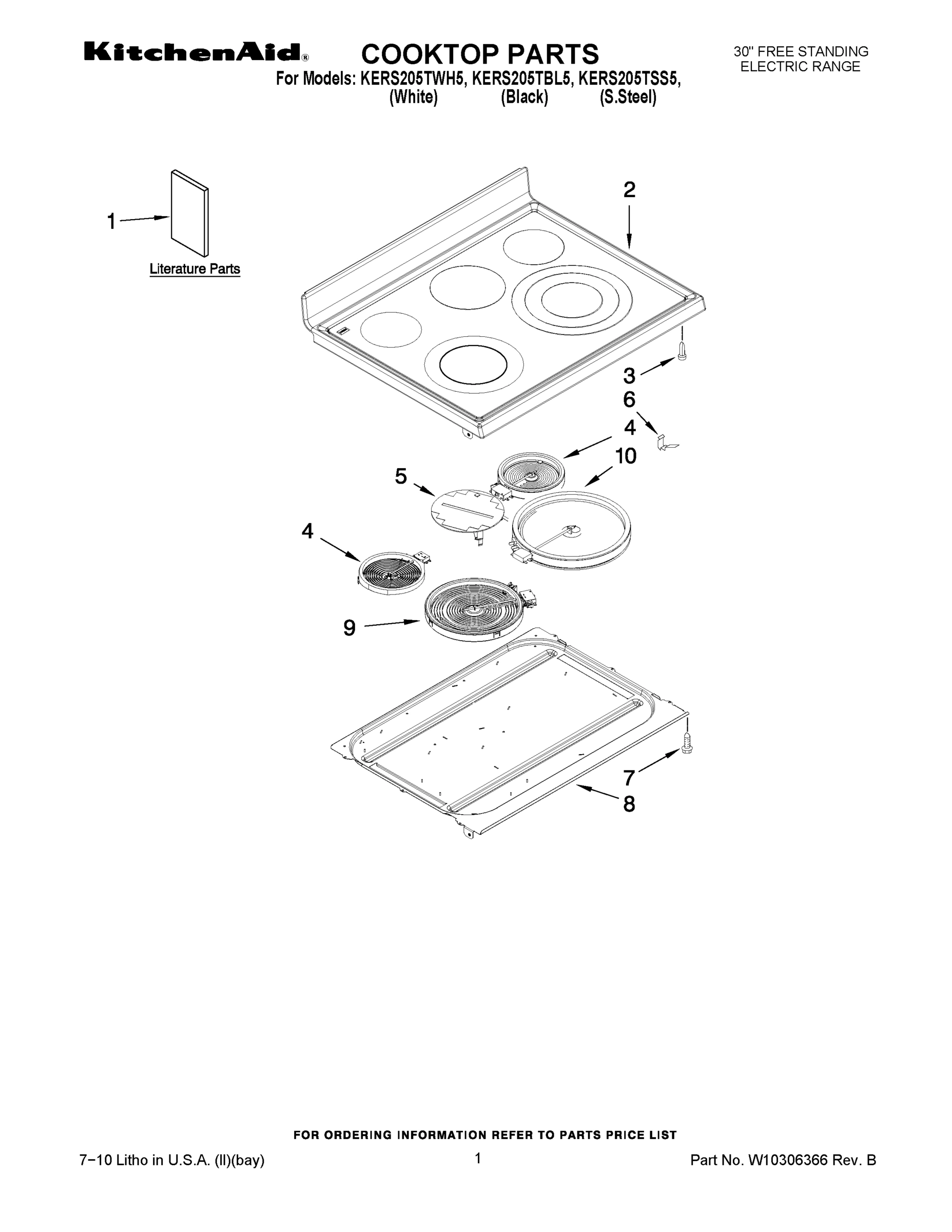 01 - COOKTOP PARTS