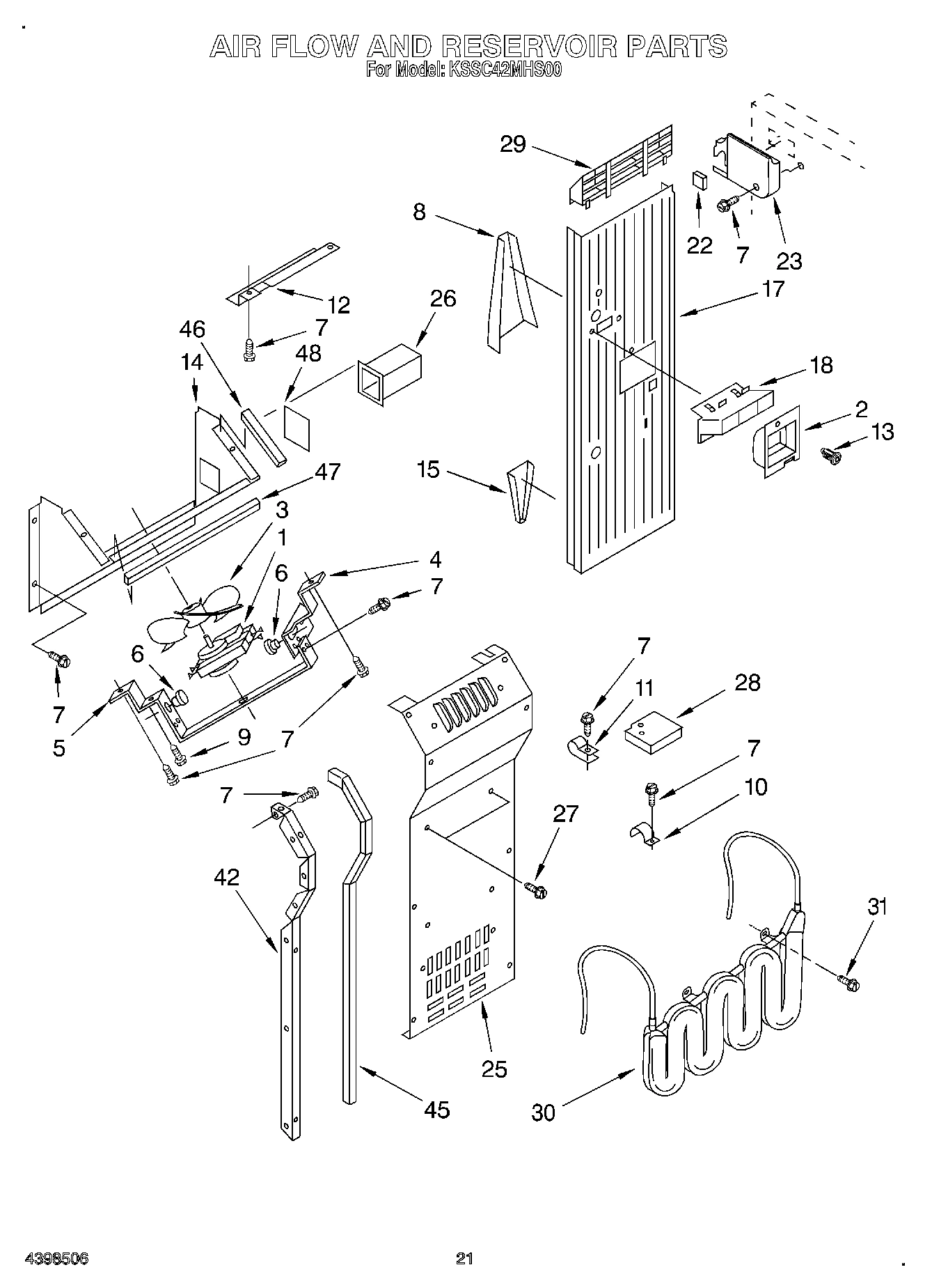 14 - AIR FLOW AND RESERVOIR