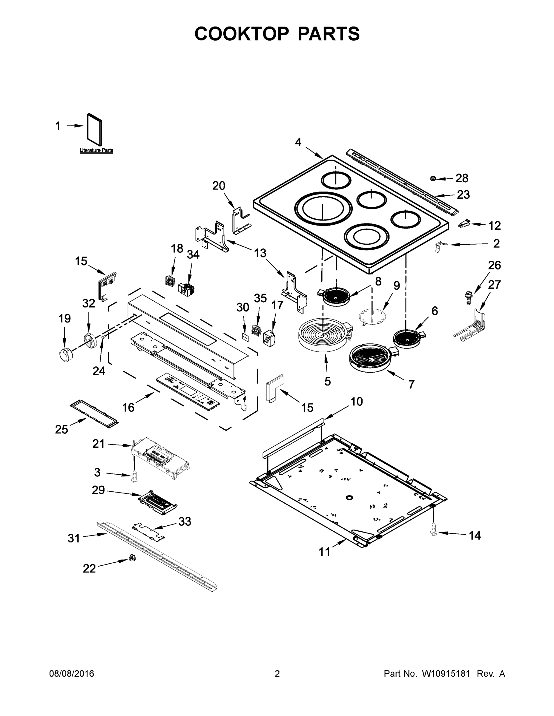 02 - COOKTOP PARTS