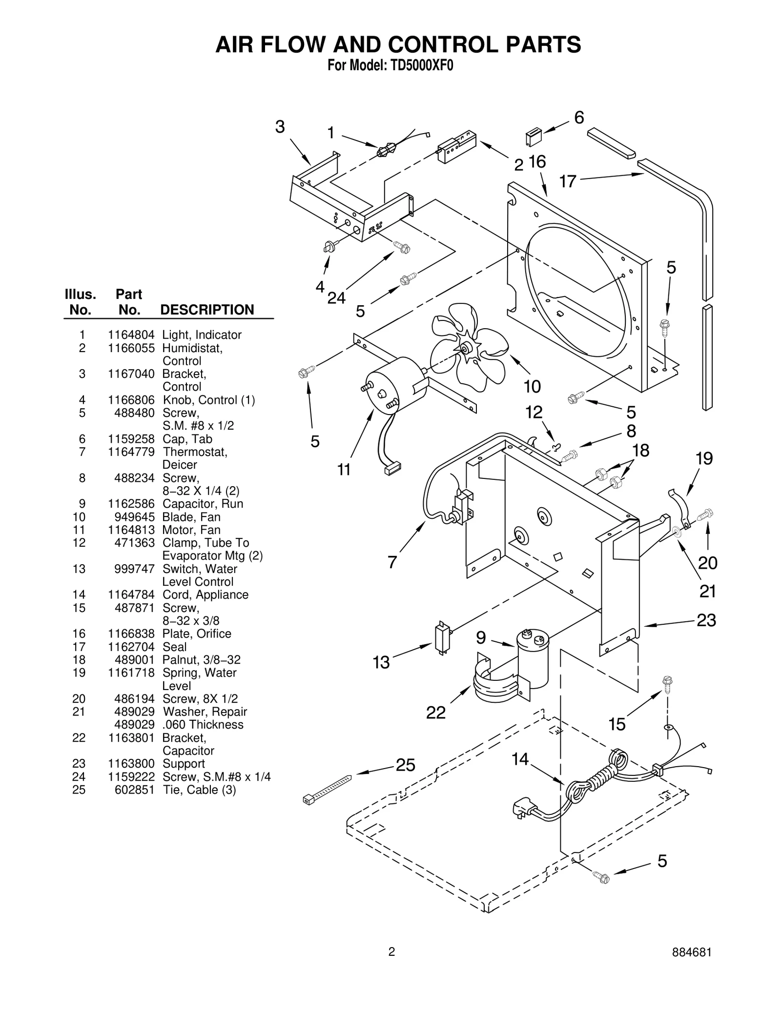 AIR FLOW AND CONTROL PARTS