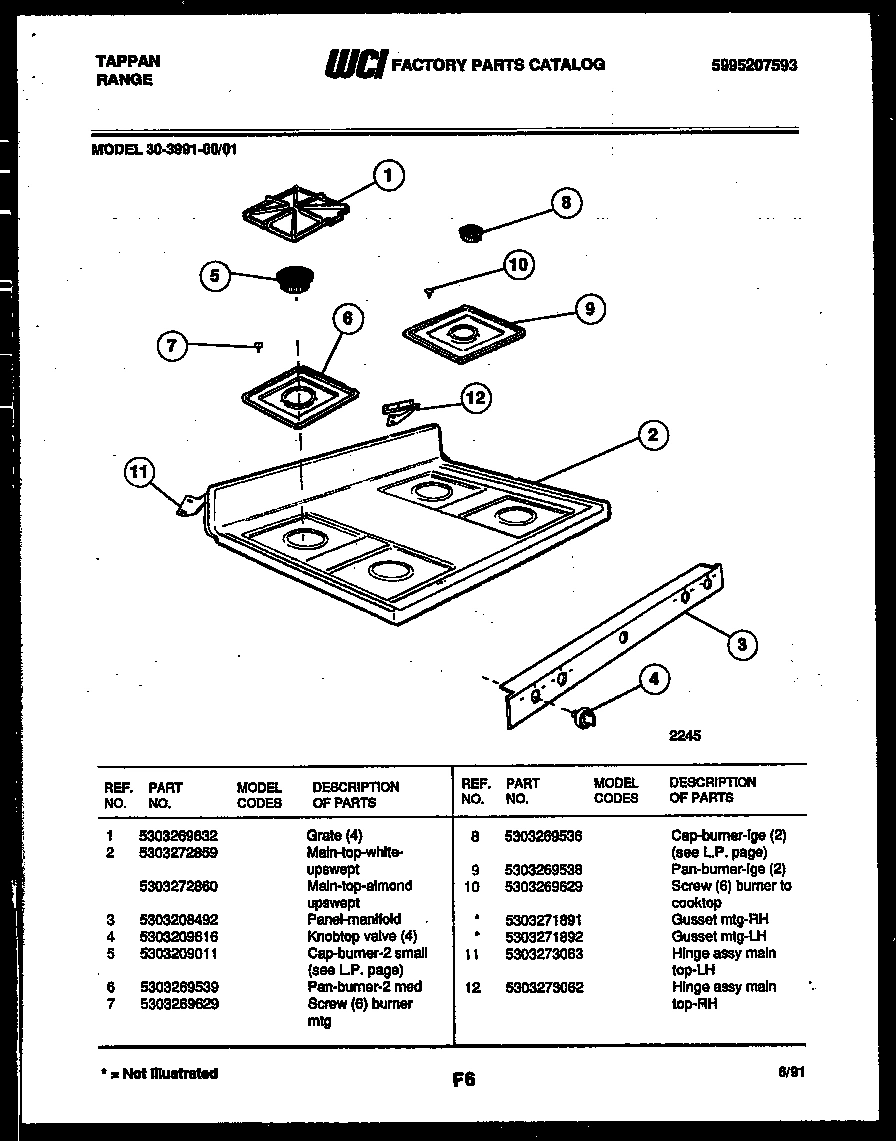 03 - COOKTOP PARTS