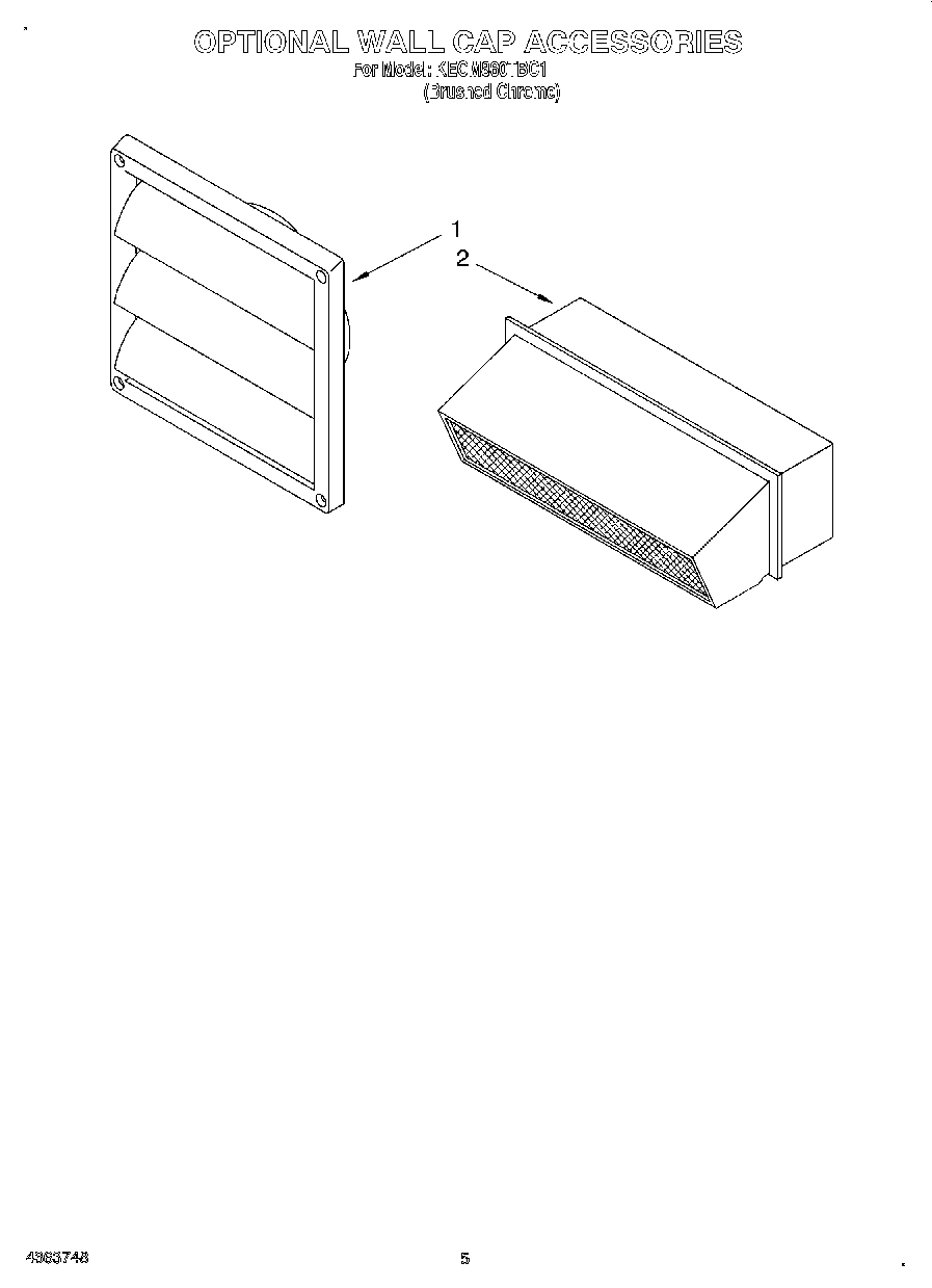 03 - OPTIONAL WALL CAP ACCESSORIES