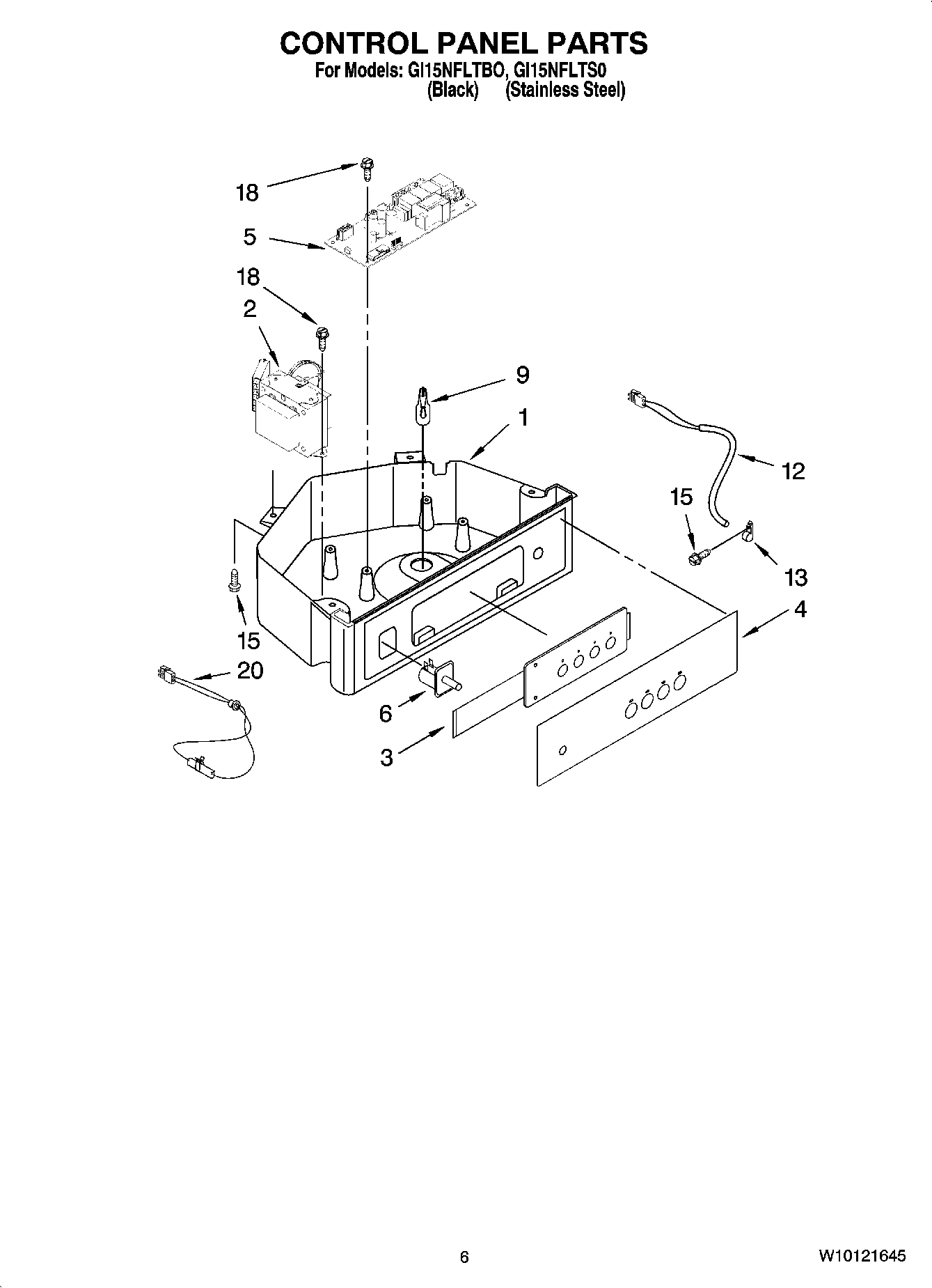 04 - CONTROL PANEL PARTS