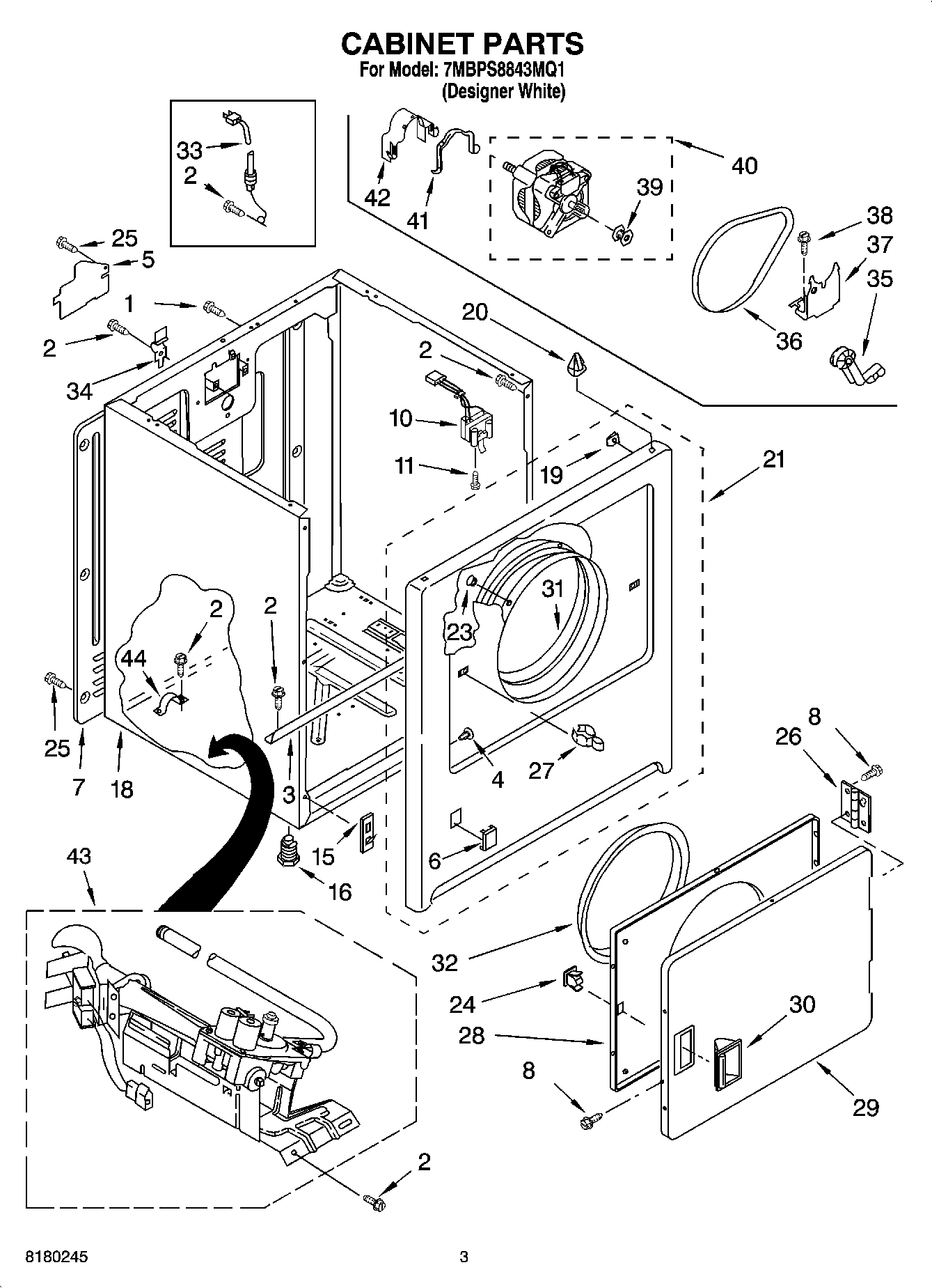 02 - CABINET PARTS