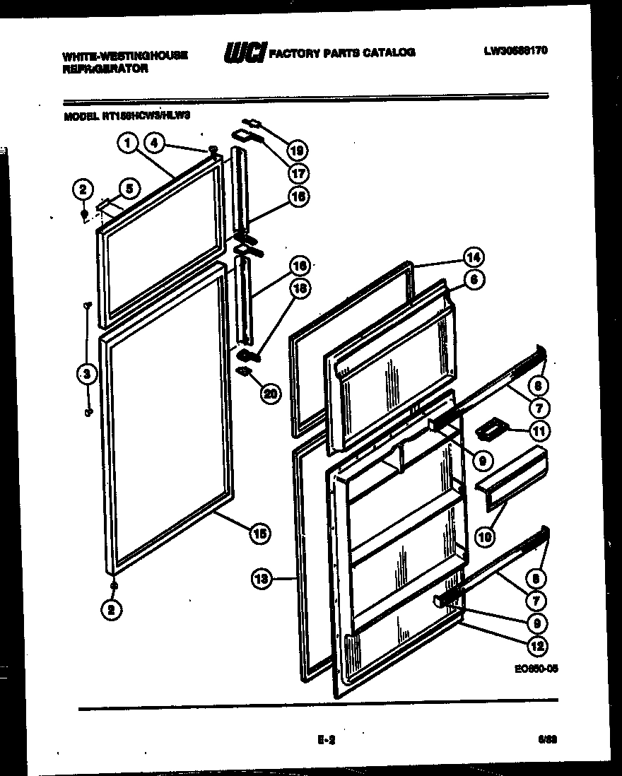 02 - CHEST FREEZER PARTS