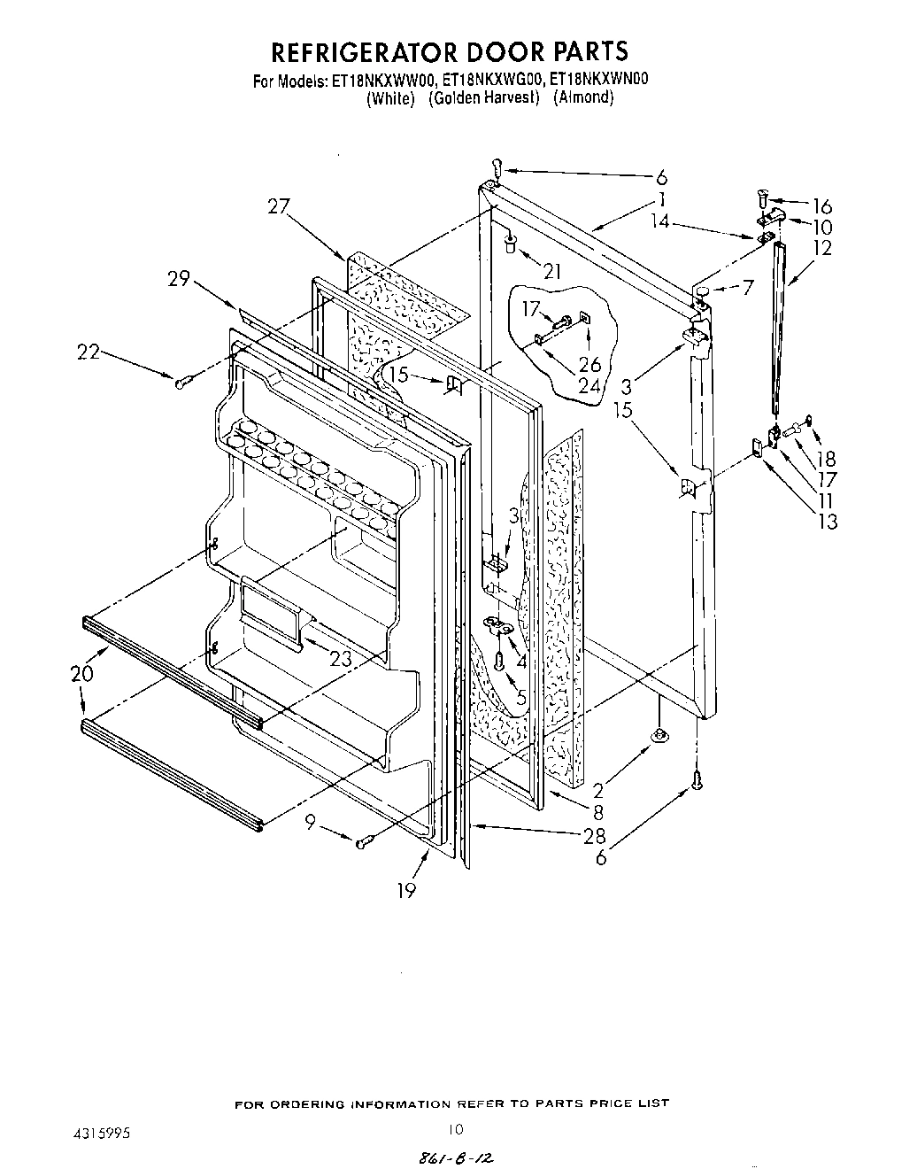 08 - REFRIGERATOR DOOR , LIT/OPTIONAL