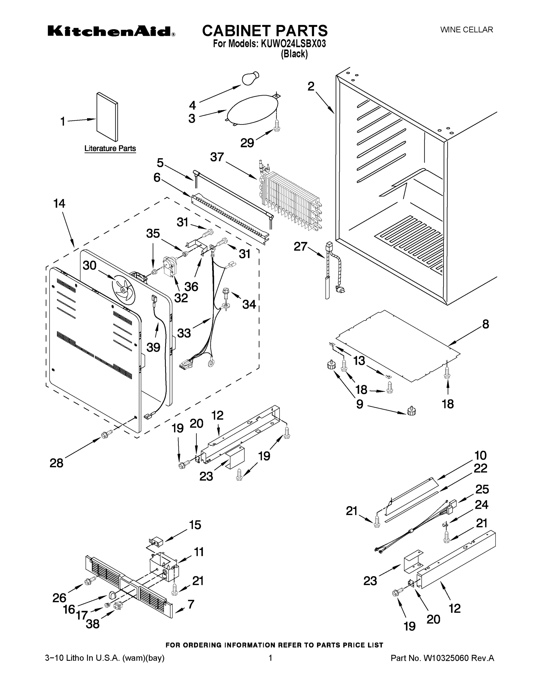 01 - CABINET PARTS