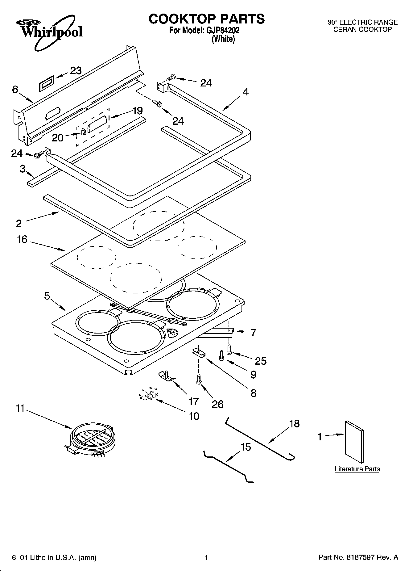 01 - COOKTOP PARTS