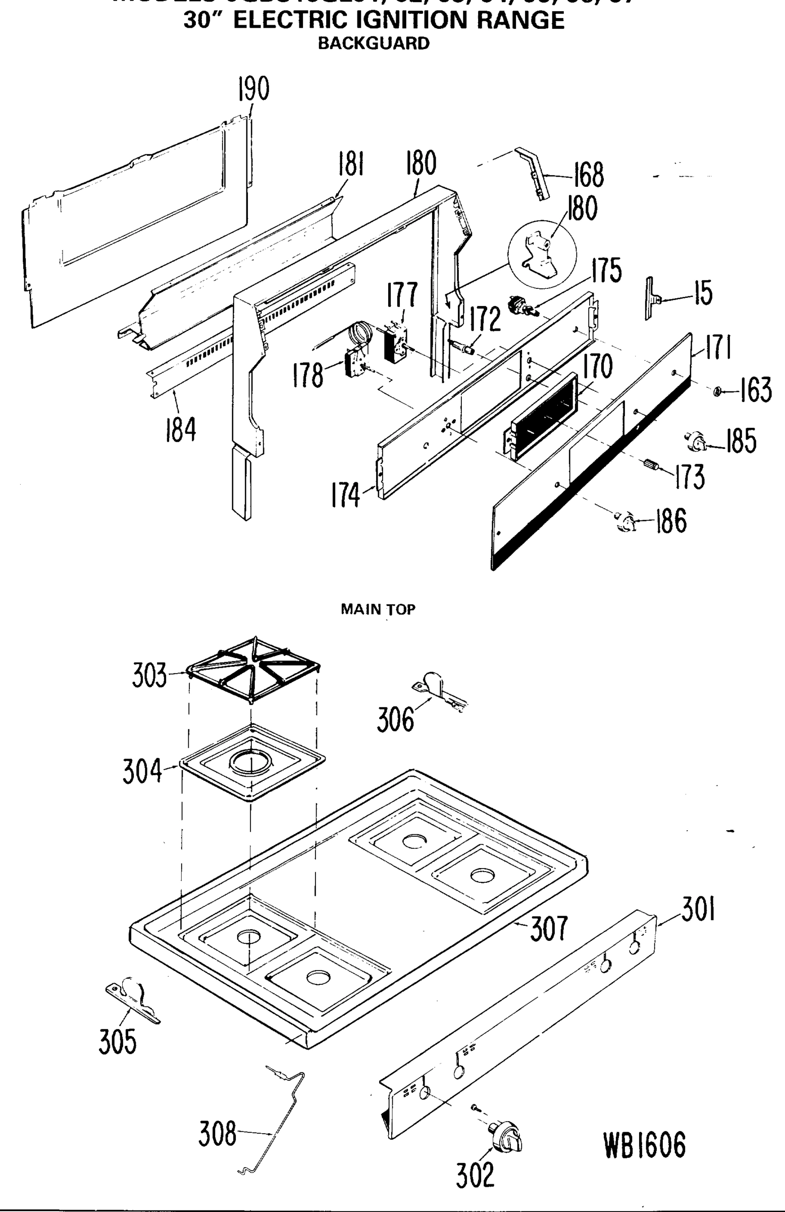 30" ELECTRIC IGNITION RANGE