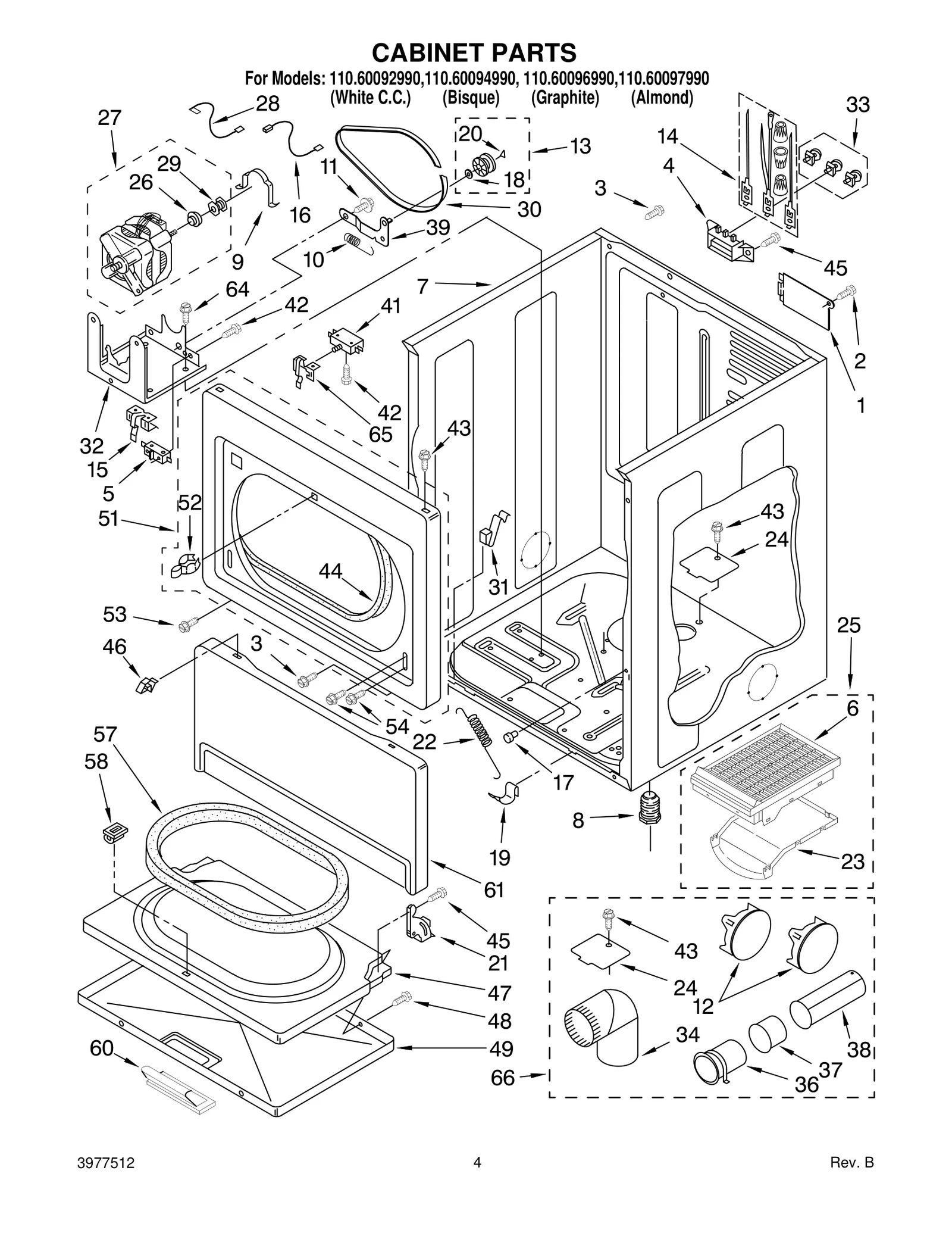 CABINET PARTS
