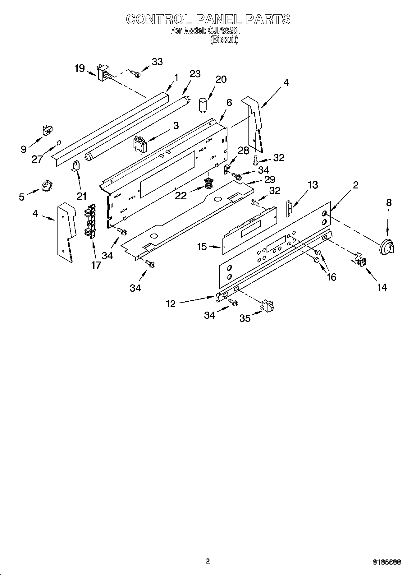02 - CONTROL PANEL PARTS