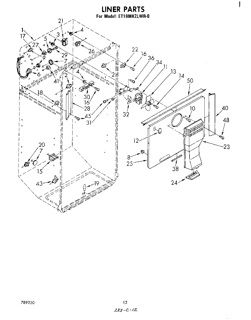 07 - LINER , NOT ILLUSTRATED AND OPTIONAL