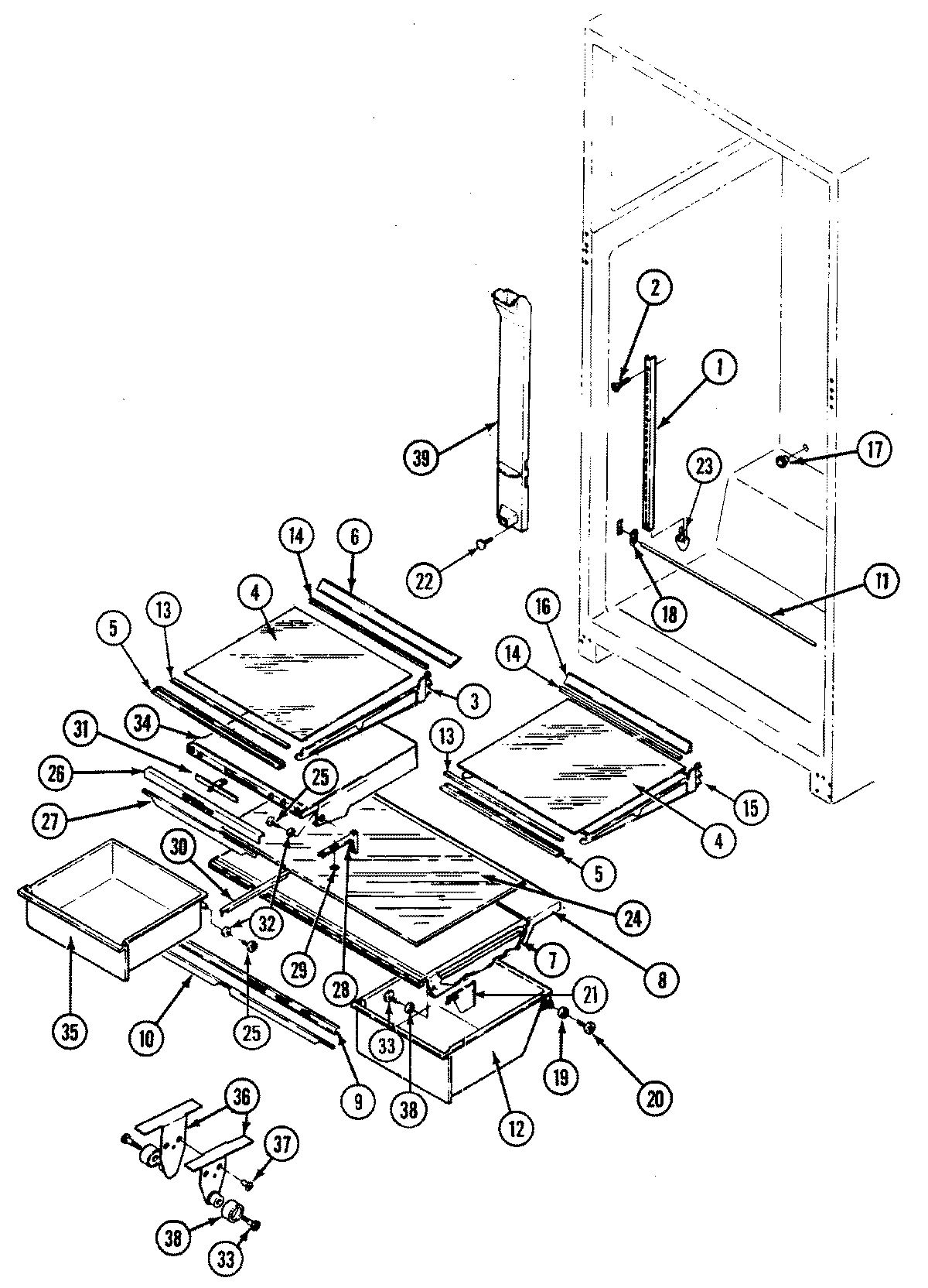 01 - SHELVES & ACCESSORIES