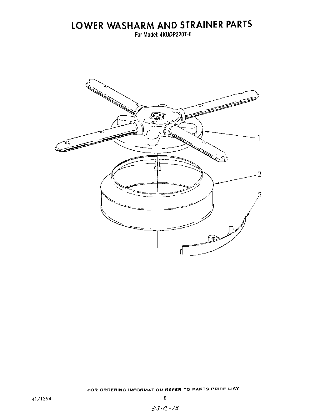 06 - LOWER WASHARM AND STRAINER