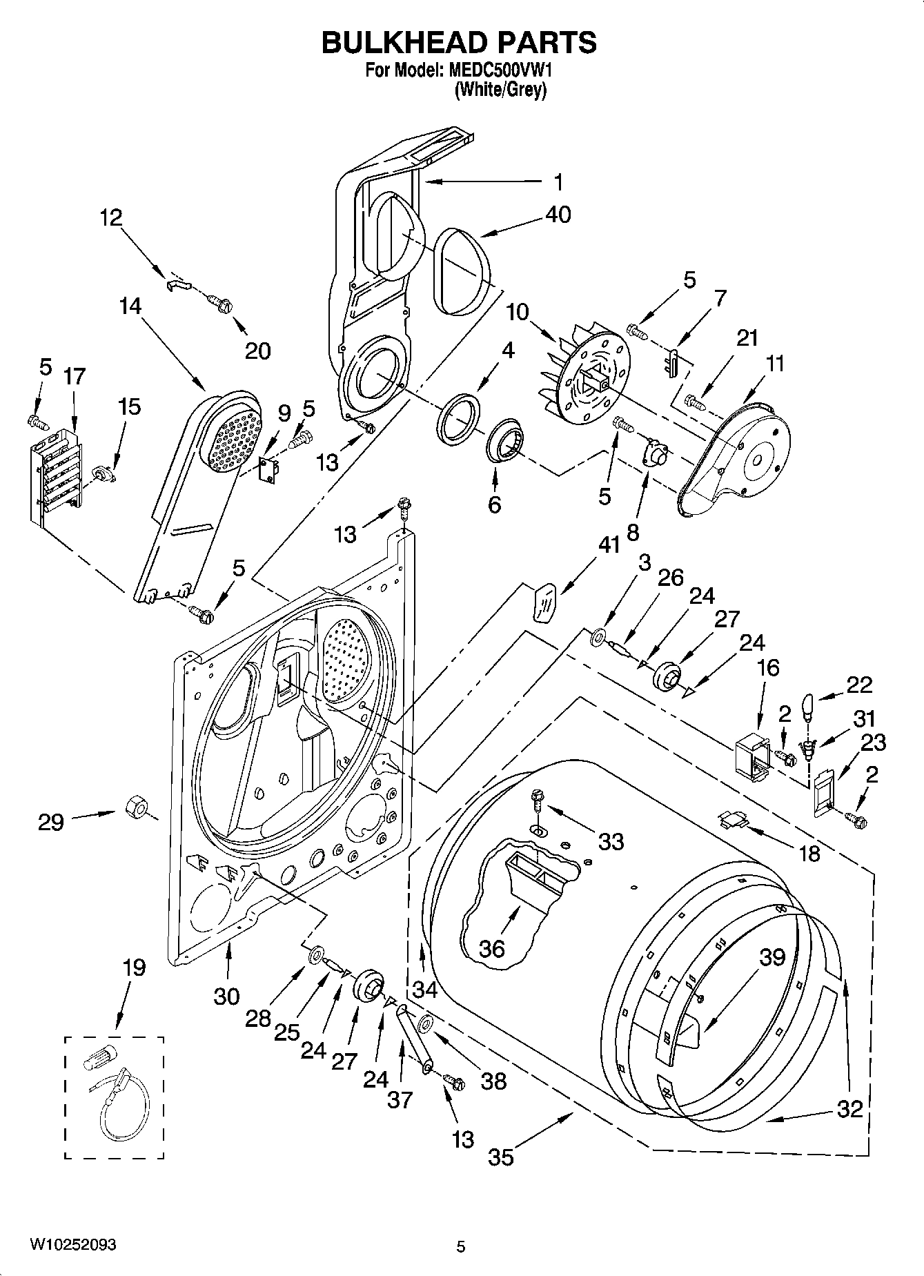 03 - BULKHEAD PARTS, OPTIONAL PARTS (NOT INCLUDED)