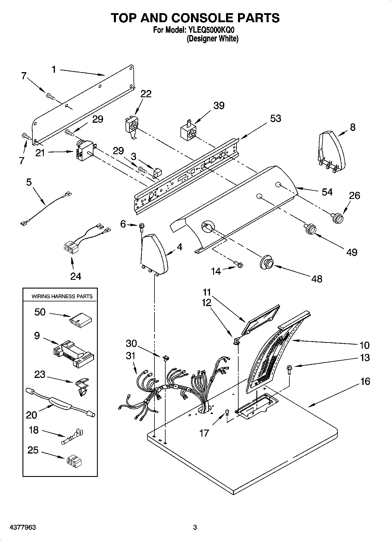 02 - TOP AND CONSOLE PARTS