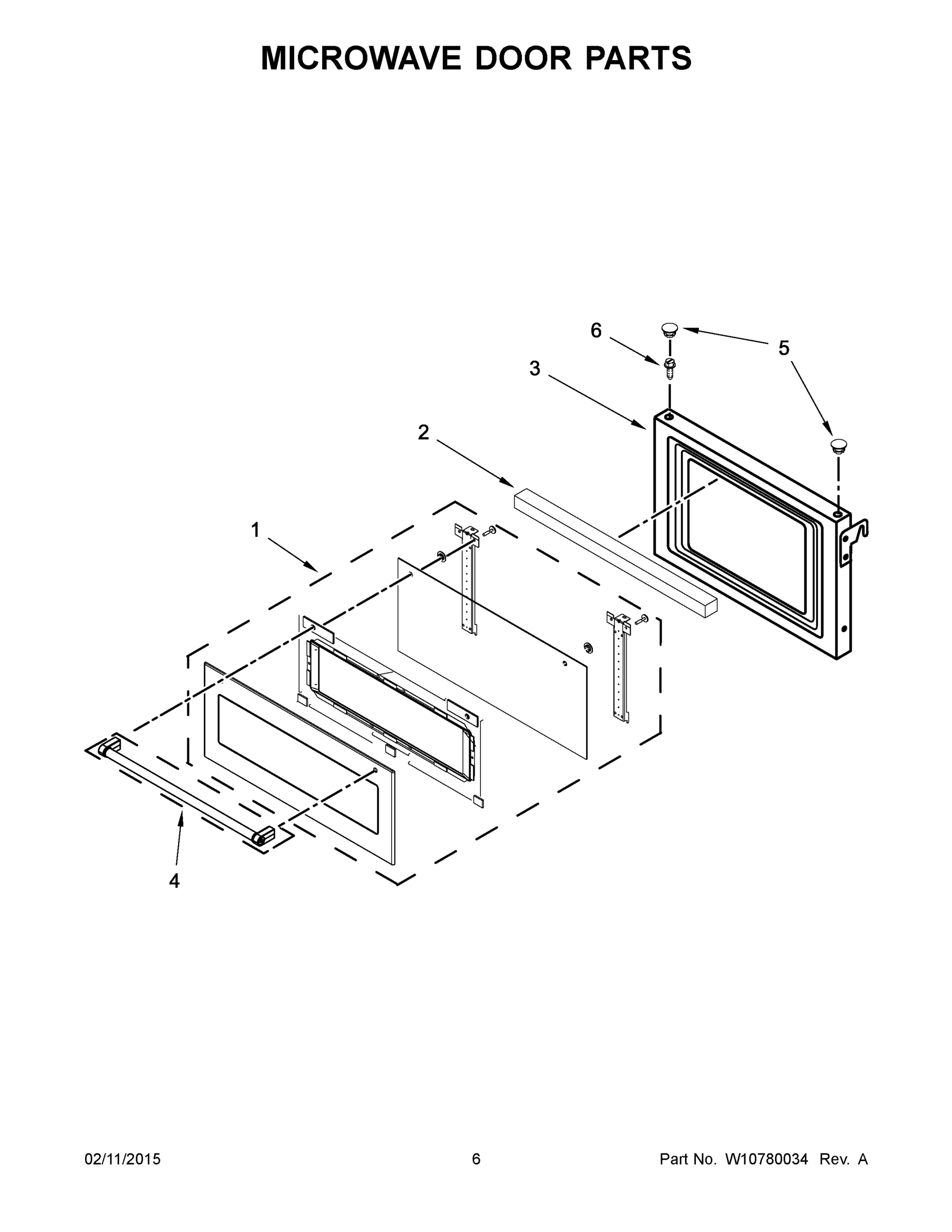 04 - MICROWAVE DOOR PARTS