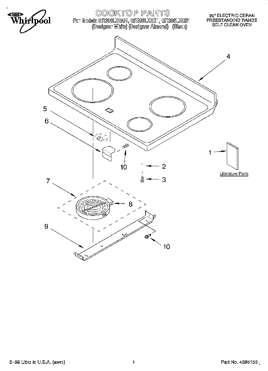 01 - COOKTOP, LITERATURE