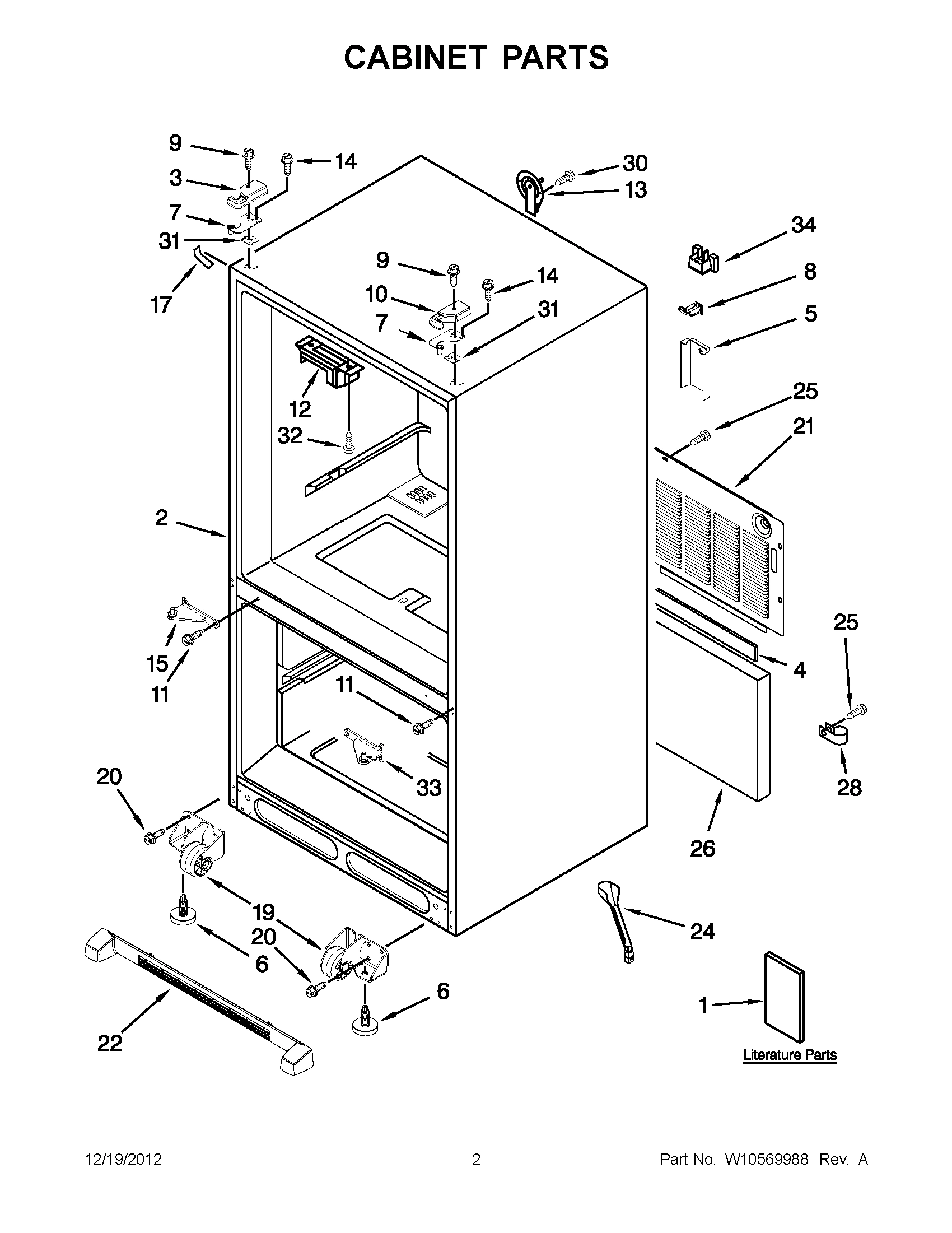 01 - CABINET PARTS