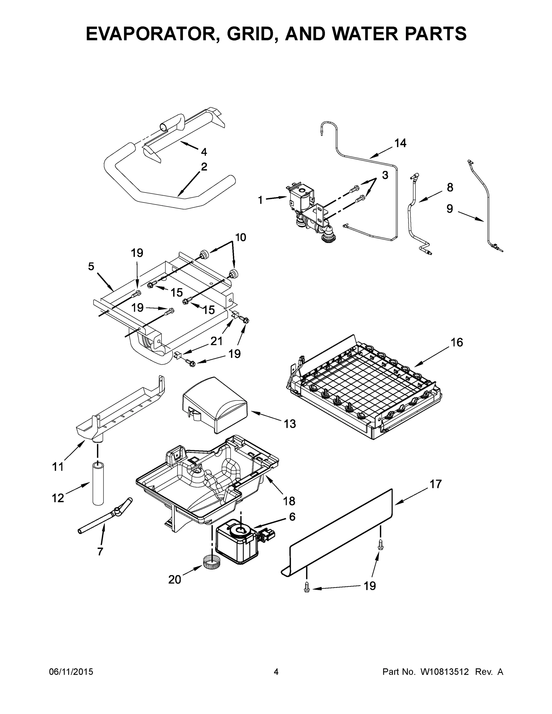 03 - EVAPORATOR, GRID, AND WATER PARTS