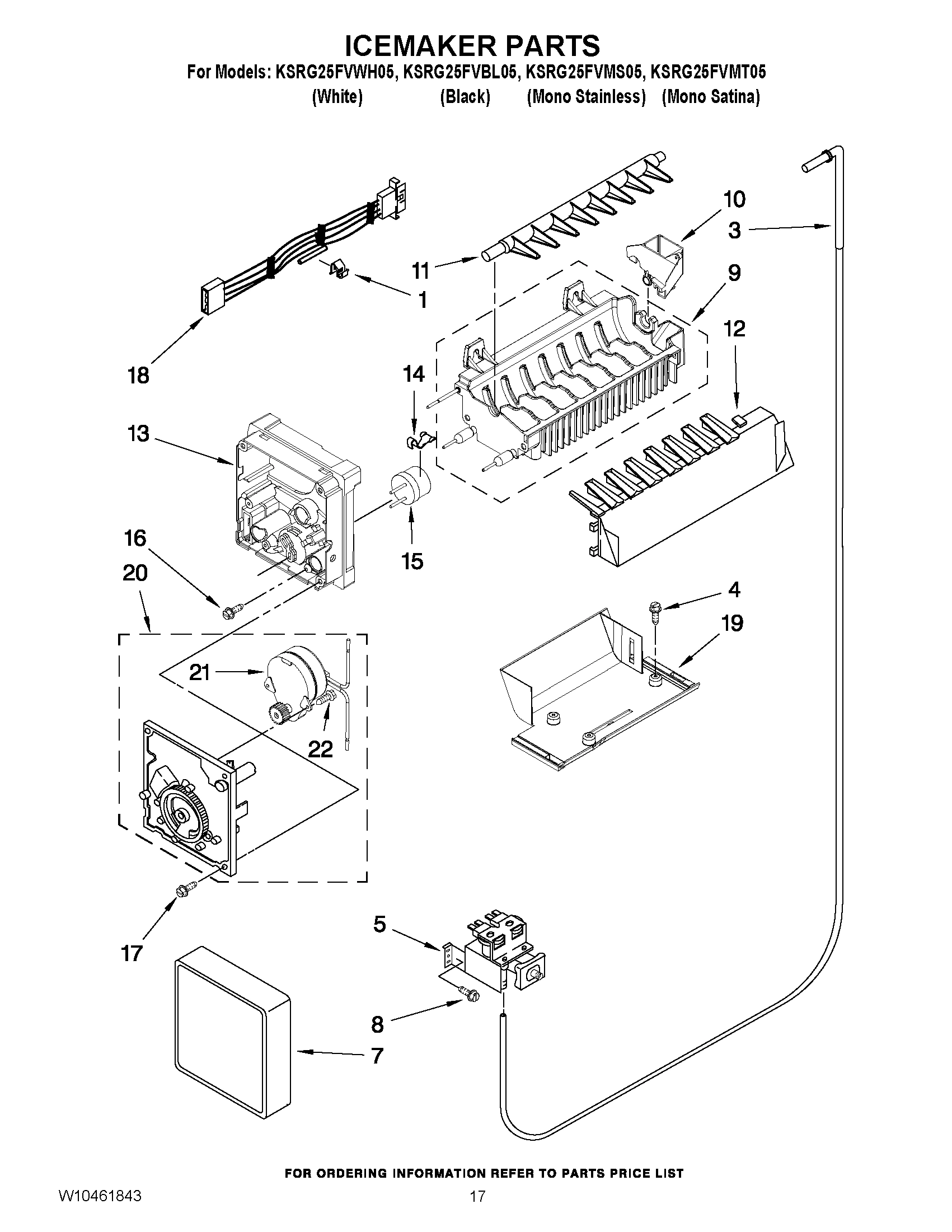 11 - ICEMAKER PARTS